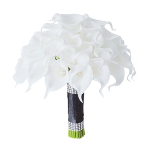 White Calla Lily Bouquets Boutonnieres Corsages - VANRINA