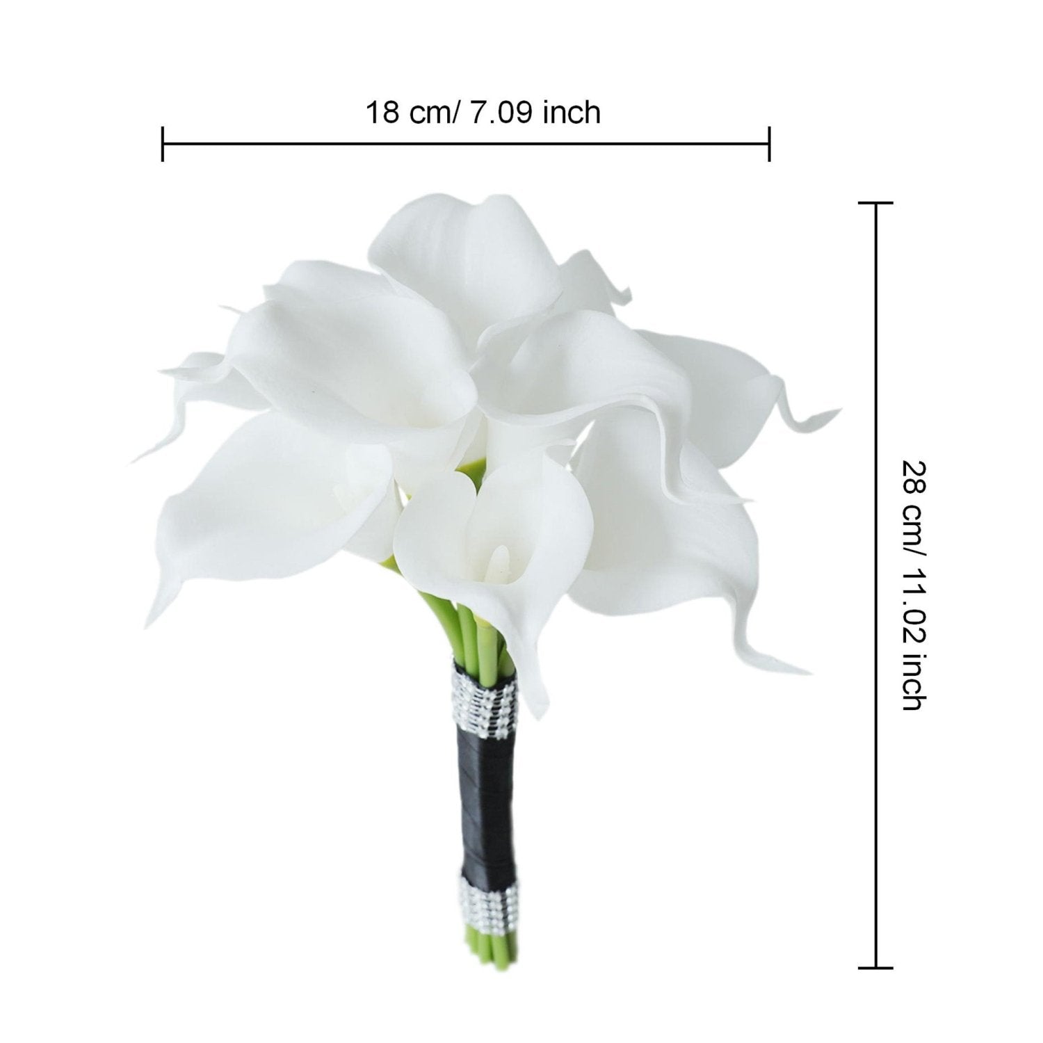 White Calla Lily Bouquets Boutonnieres Corsages - VANRINA