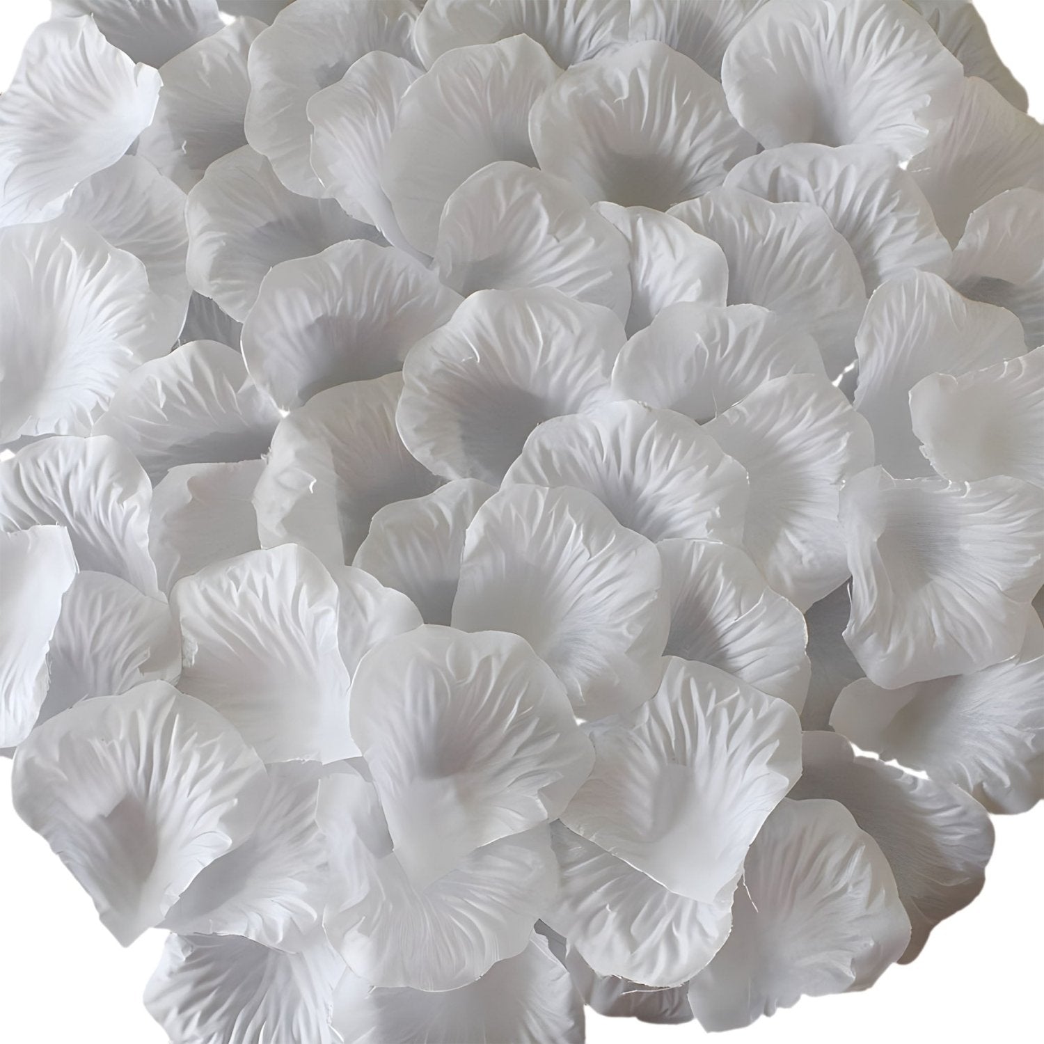 White Rose Petals Bulk Silk Flower Petals for Wedding Confetti - VANRINA