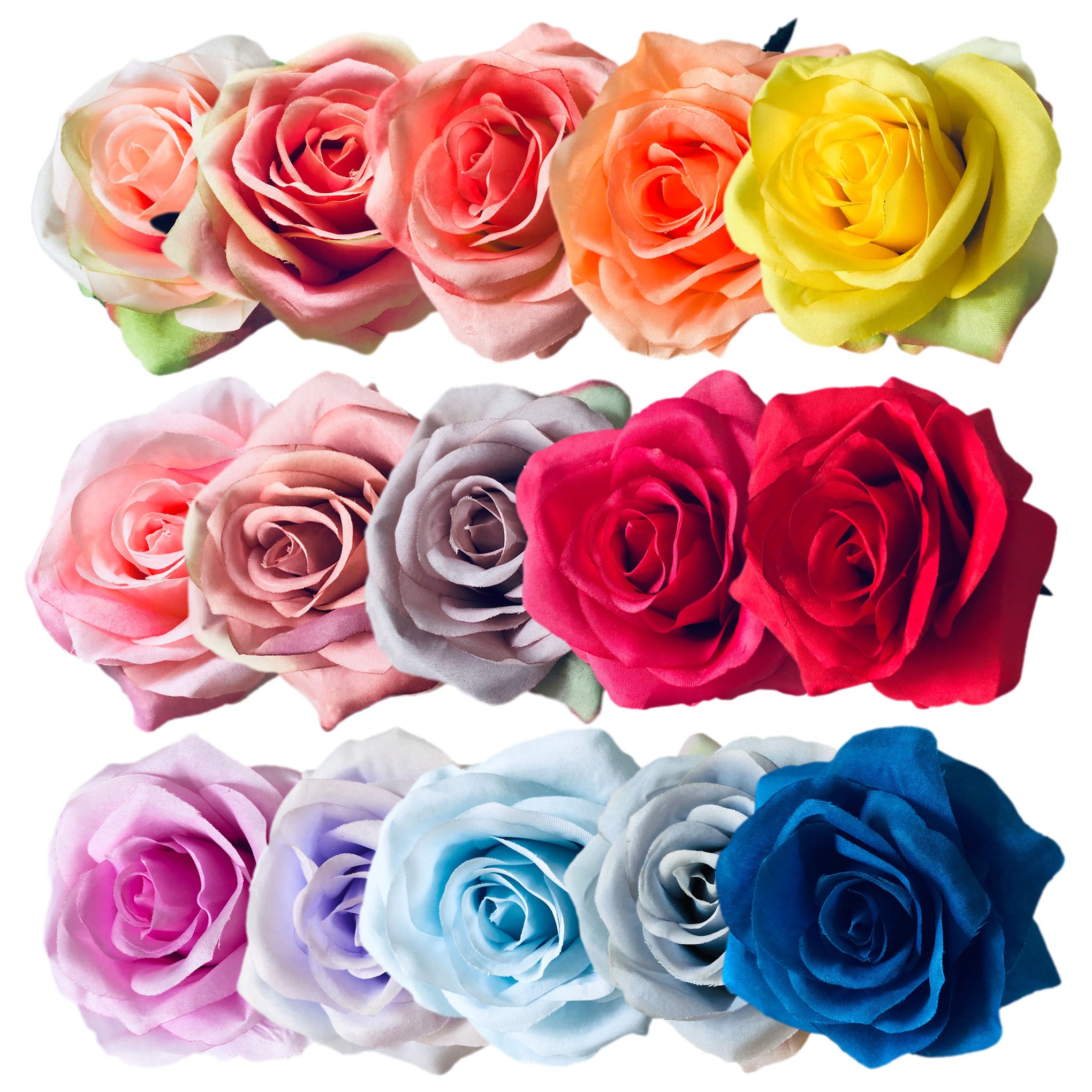 Wholesale Silk Rose Flowers Bulk Flower Heads - VANRINA