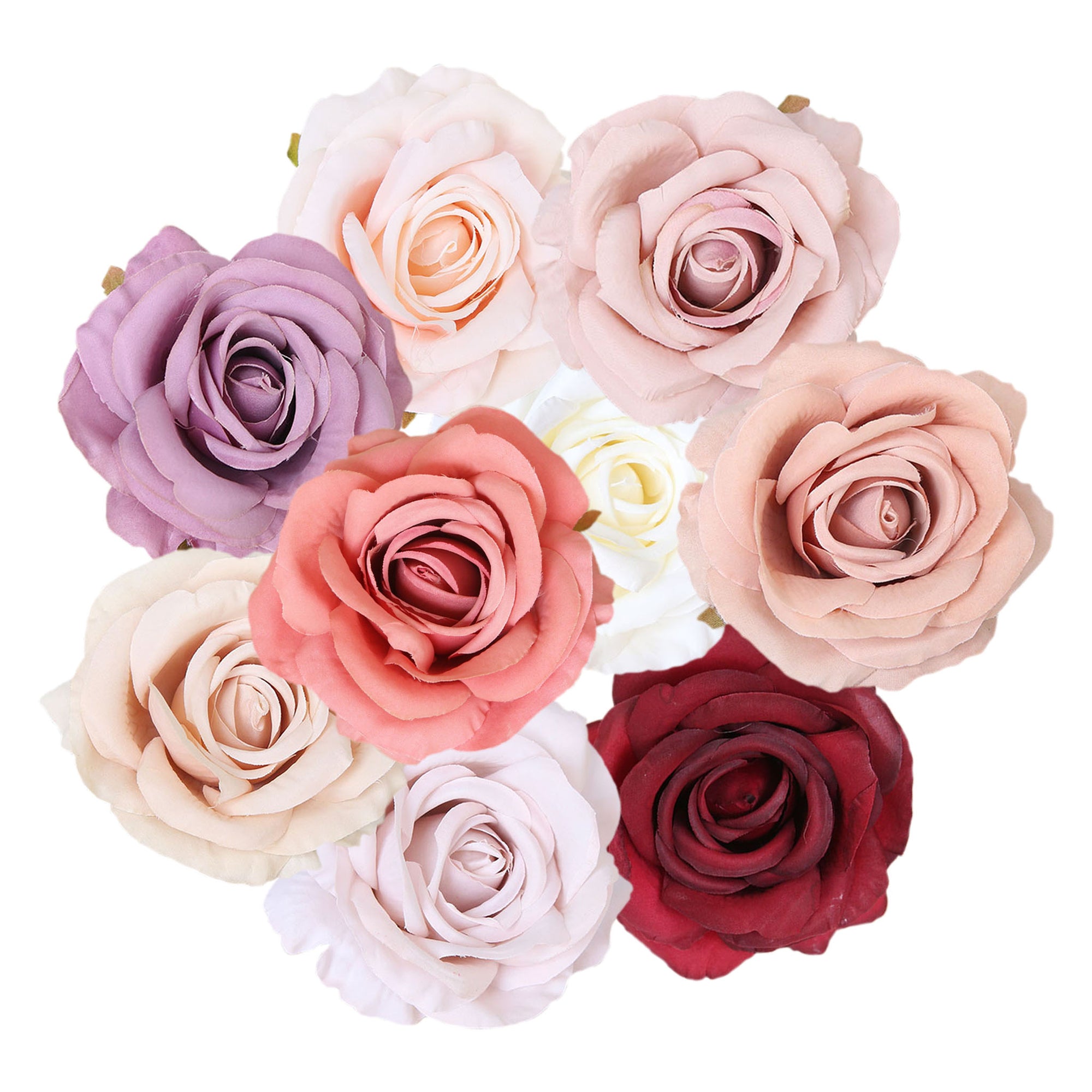 Wholesale Roses Silk Flower Heads