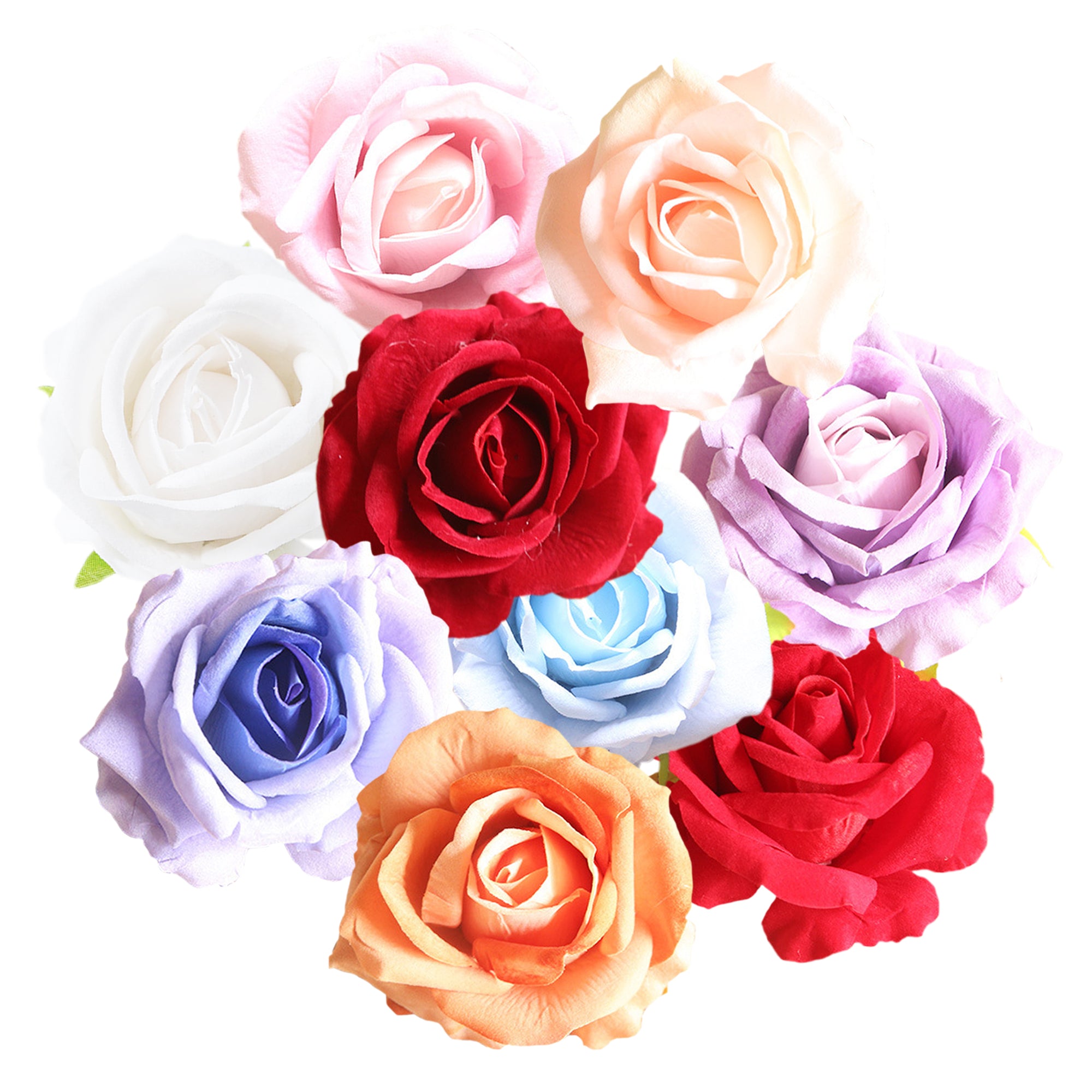Wholesale Artificial Flowers Silk Rose Heads