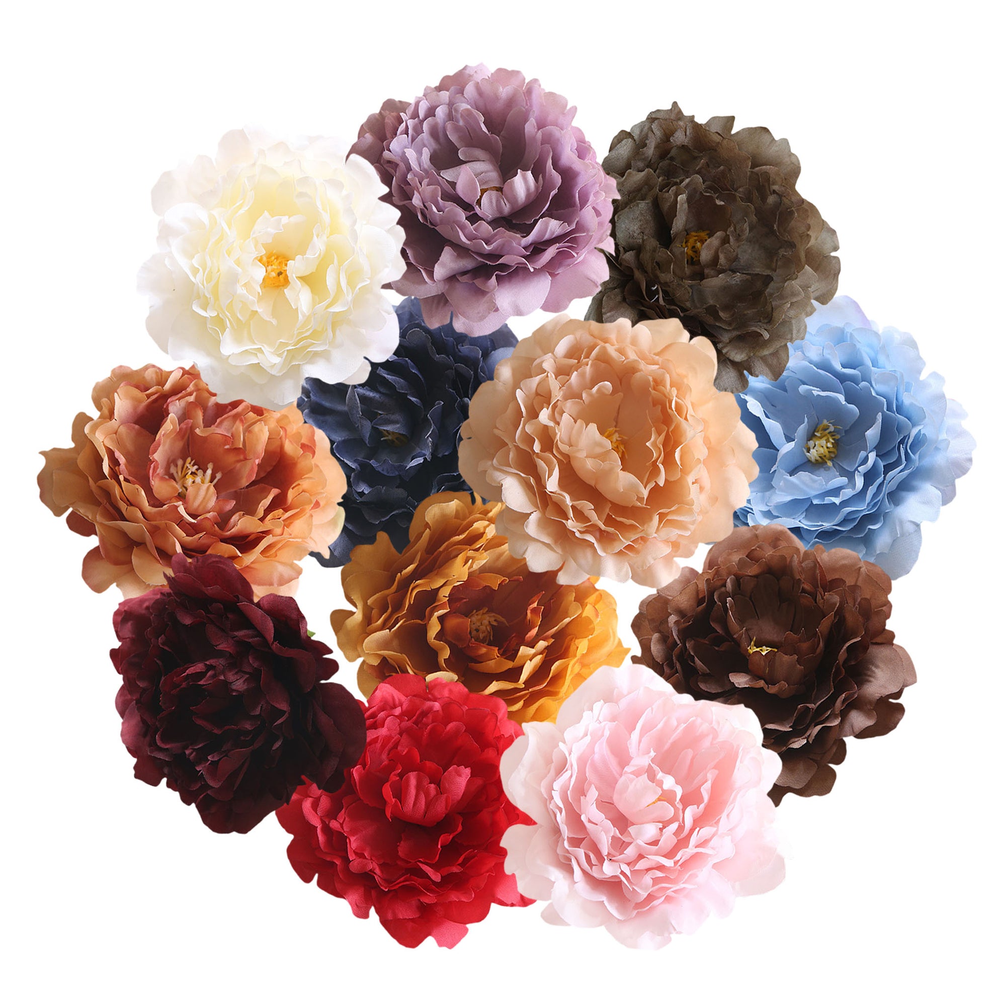 Bulk Silk Peony Flowers for Flower Wall DIY