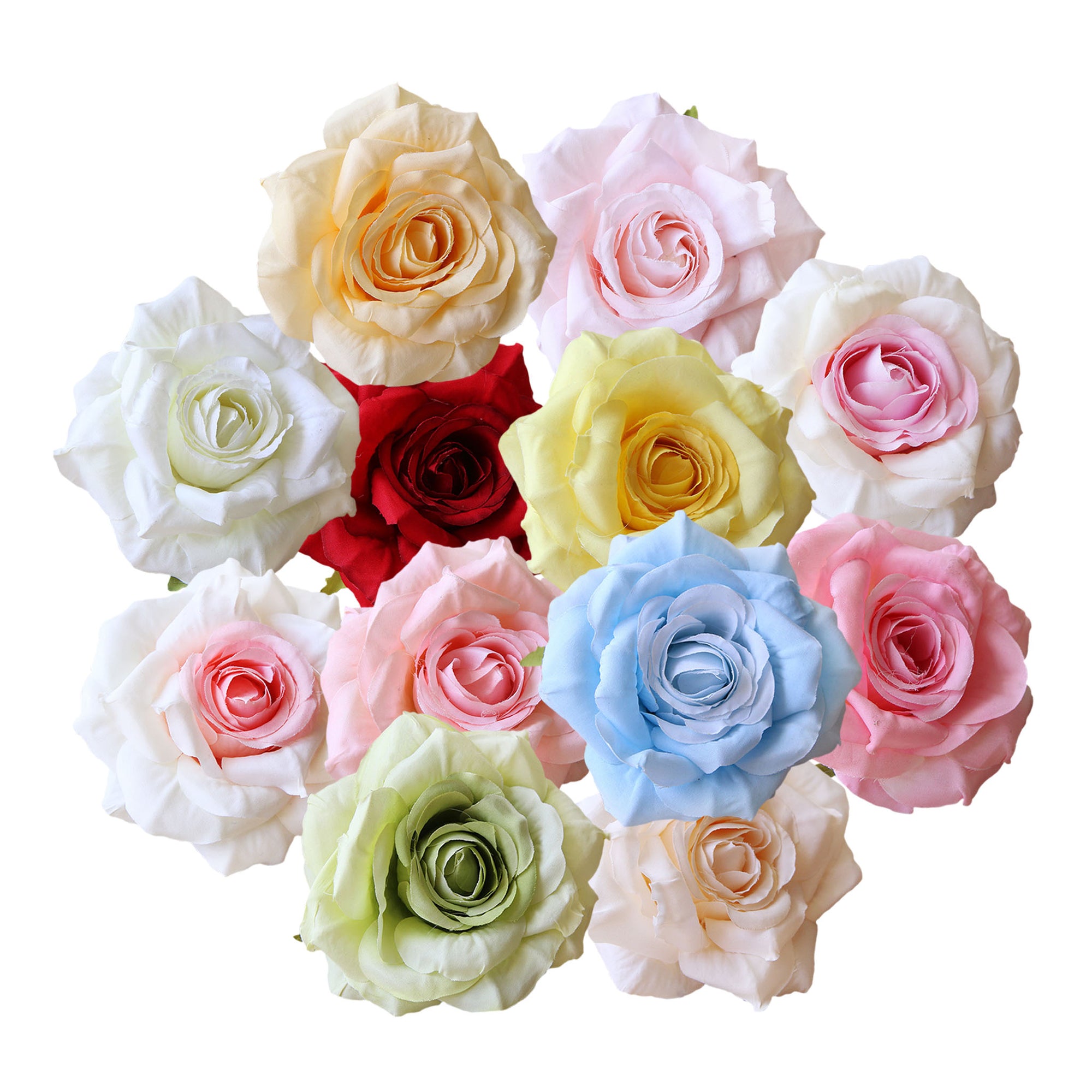 Wholesale Fake Flowers Roses Silk Flowers 100 Bulk Flowers 12 Colors