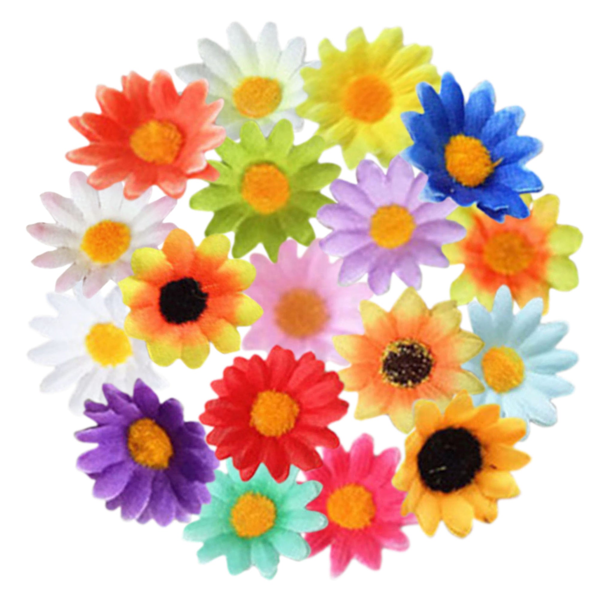 Silk Gerbera Daisy Mini Flowers 100pcs