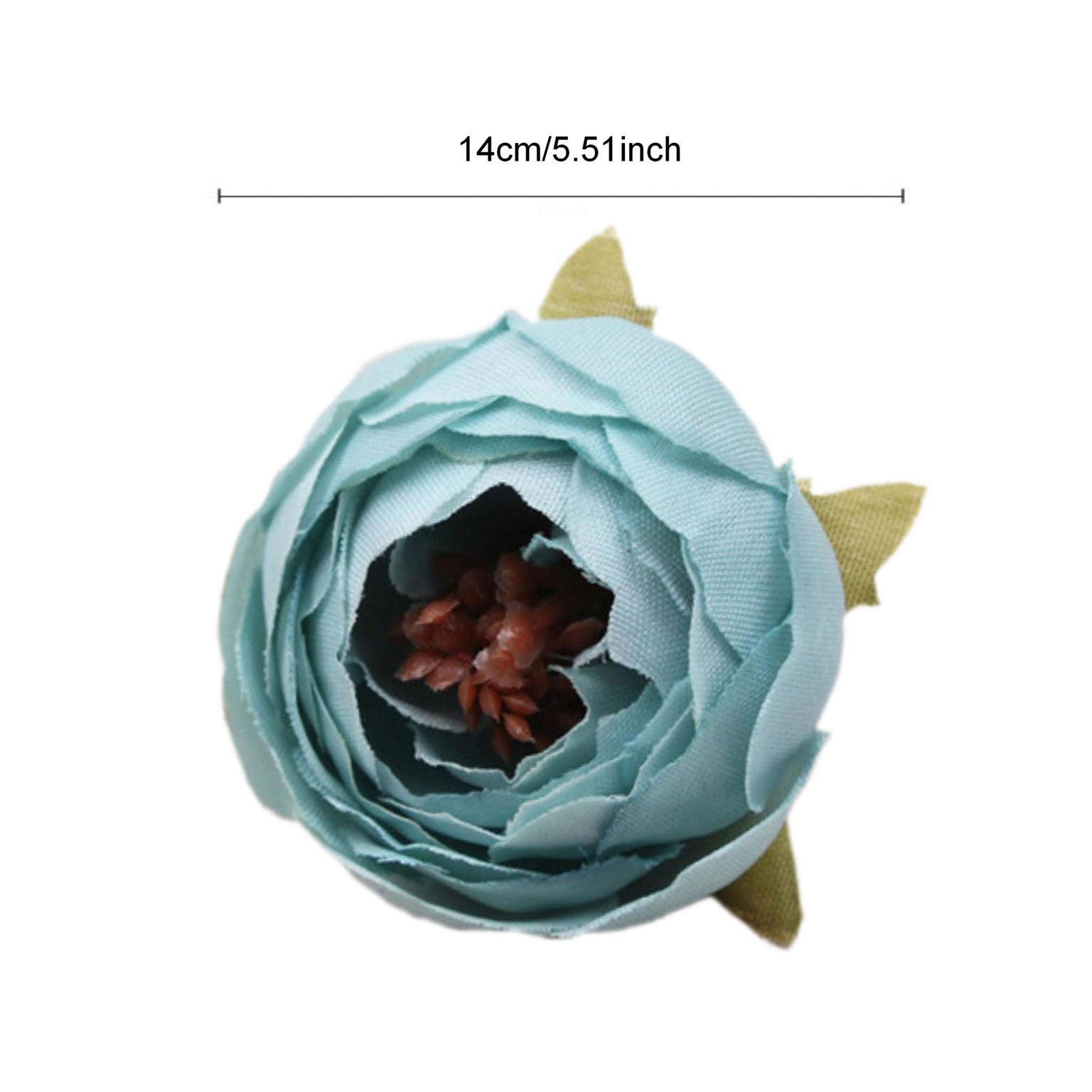 Artificial Flower Heads Silk Tea Rose Buds Blooms Small Flowers Fake  Peonies - VANRINA