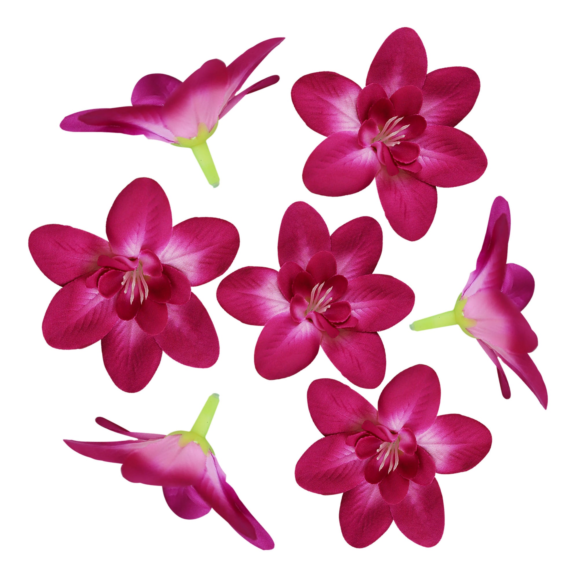 Thailand Silk Orchid Flower Heads 20pcs