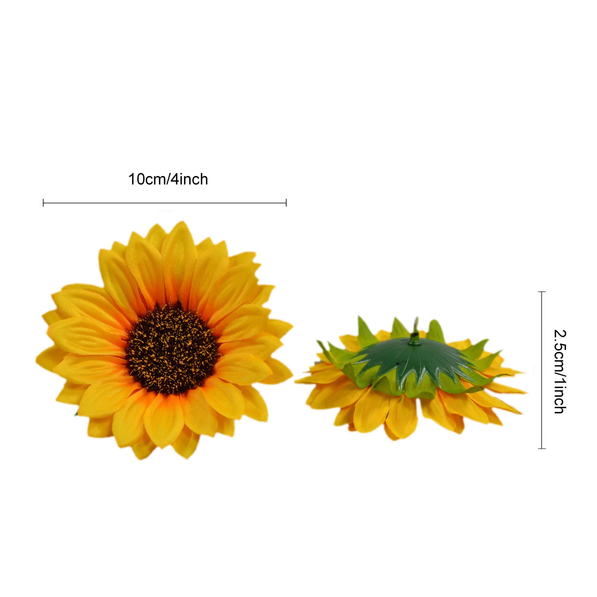 Bulk Silk Sunflowers Artificial Flowers 4"