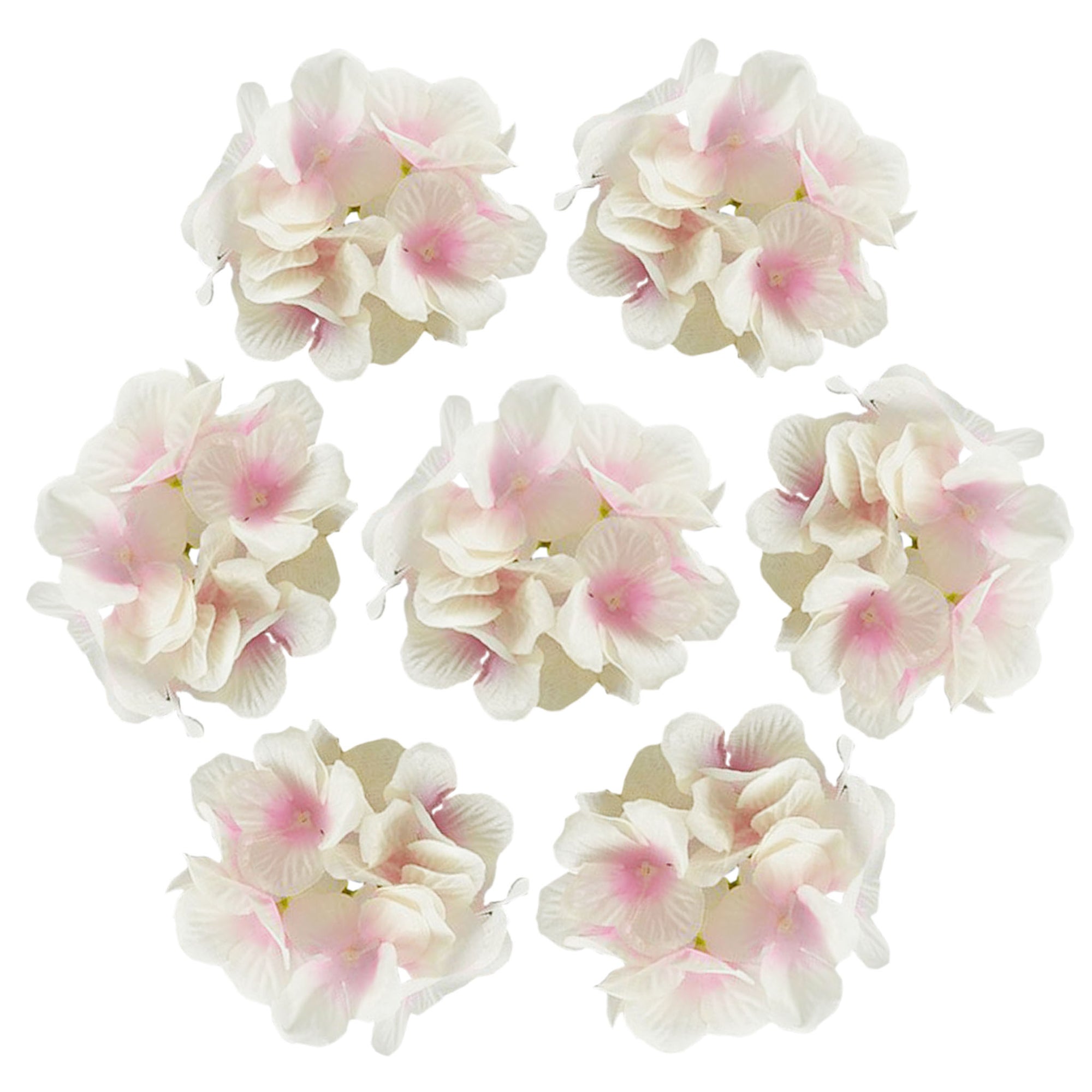Silk Hydrangea Artificial Hydrangea 20 Flowers for Crafts Cake Topper Backdrops