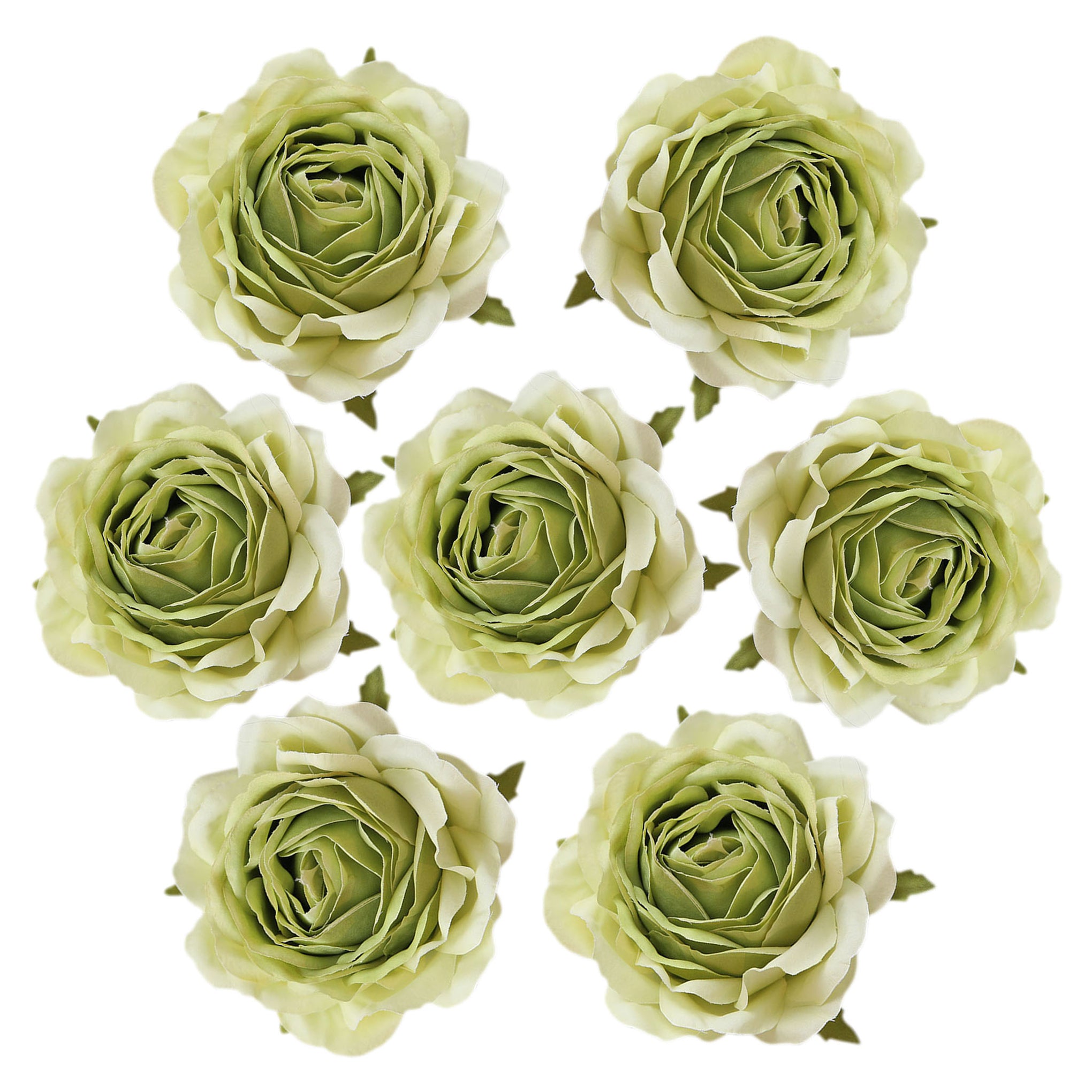 Silk Flowers Bulk Cabbge Roses Heads 100 Artificial Wedding Flowers for