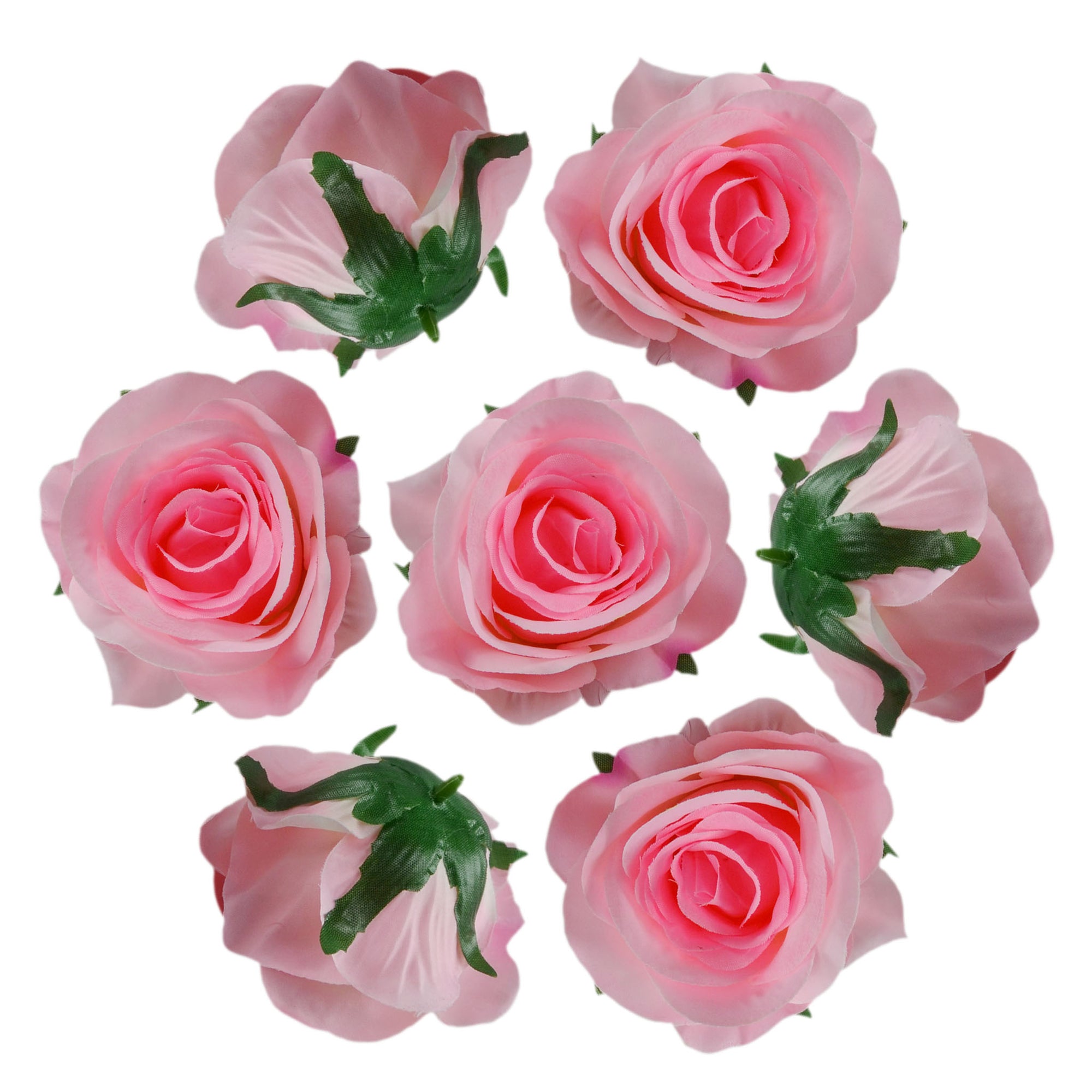 Silk Flowers Wholesale Roses Heads 3 inch 100pcs