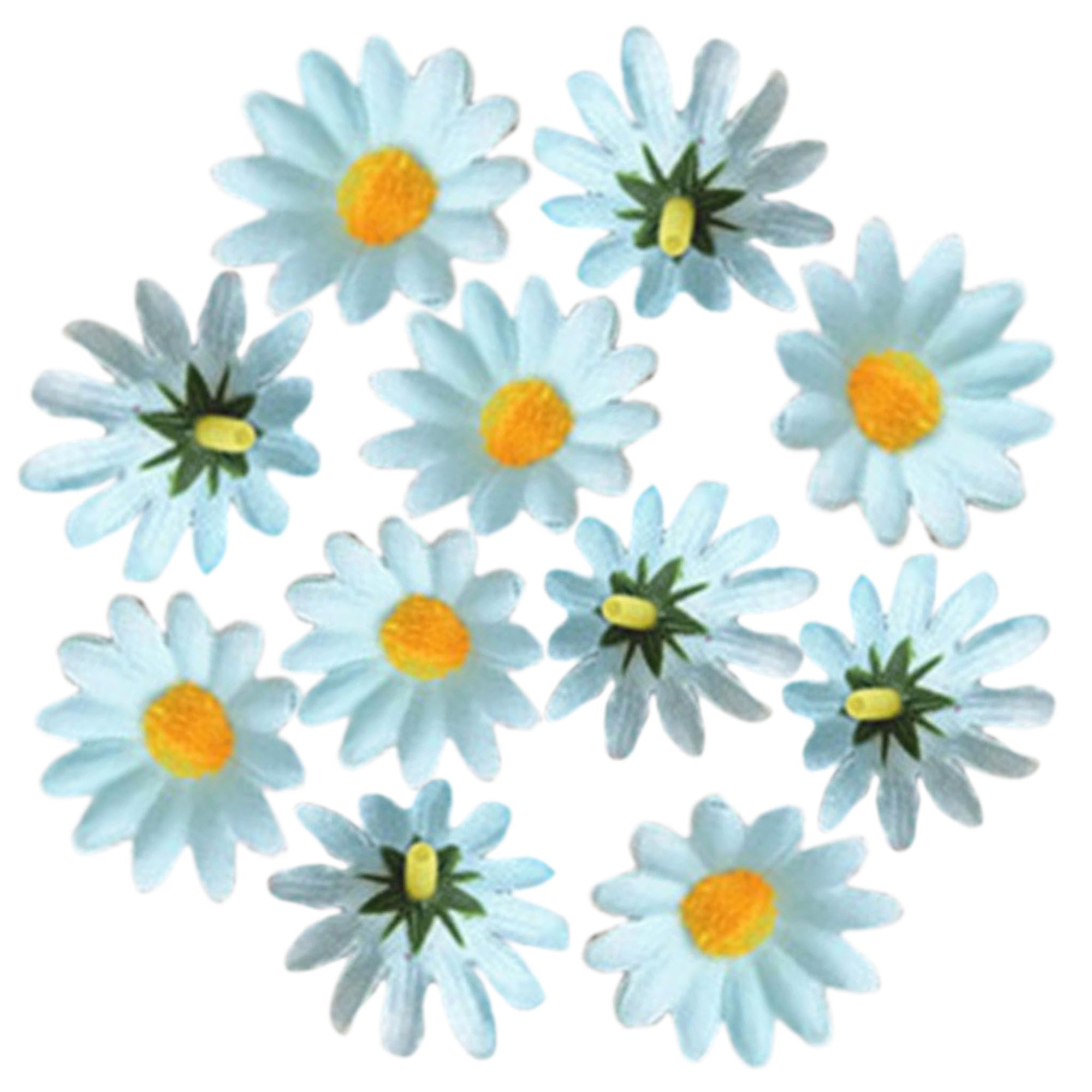 Silk Gerbera Daisy Mini Flowers 100pcs