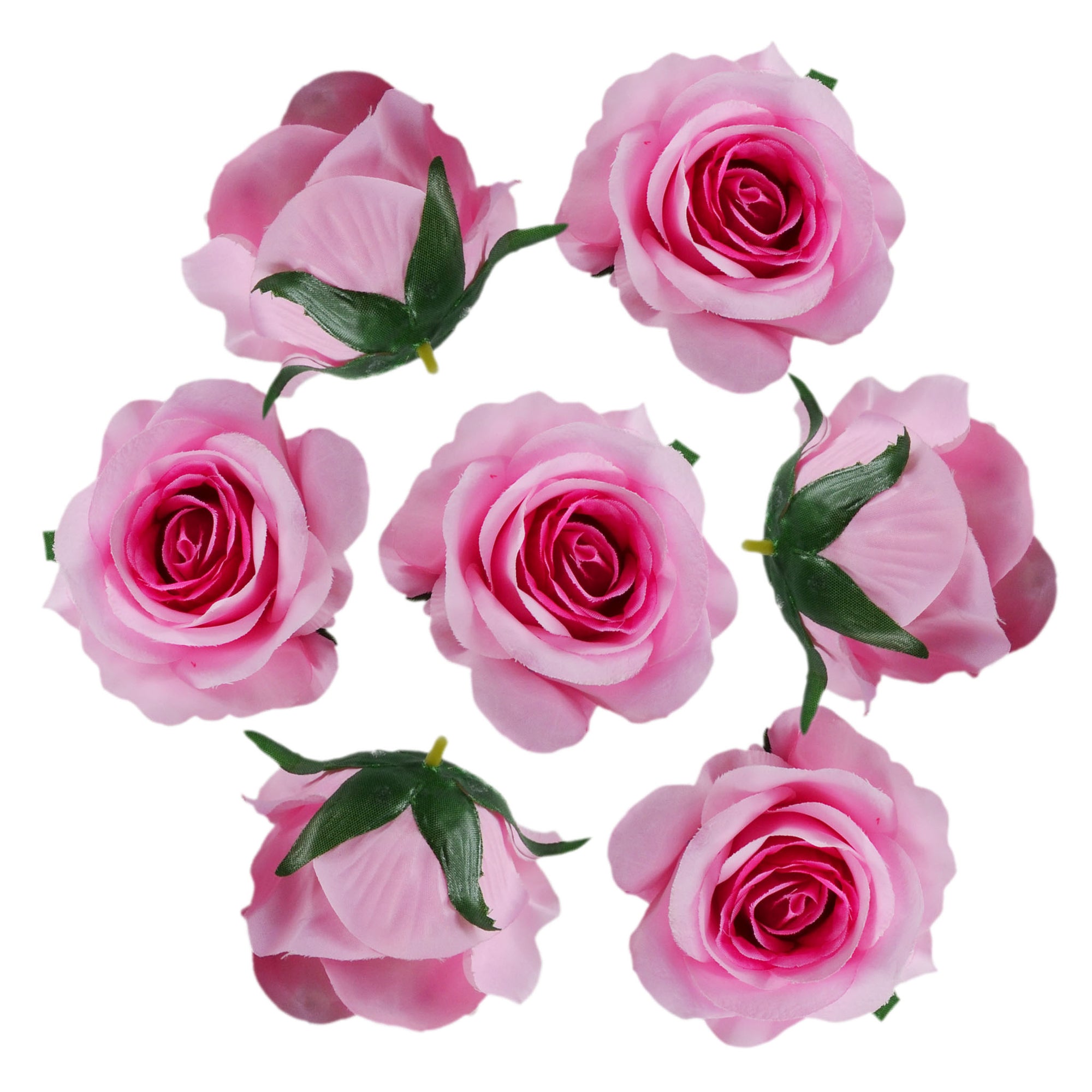 Silk Flowers Wholesale Roses Heads 3 inch 100pcs