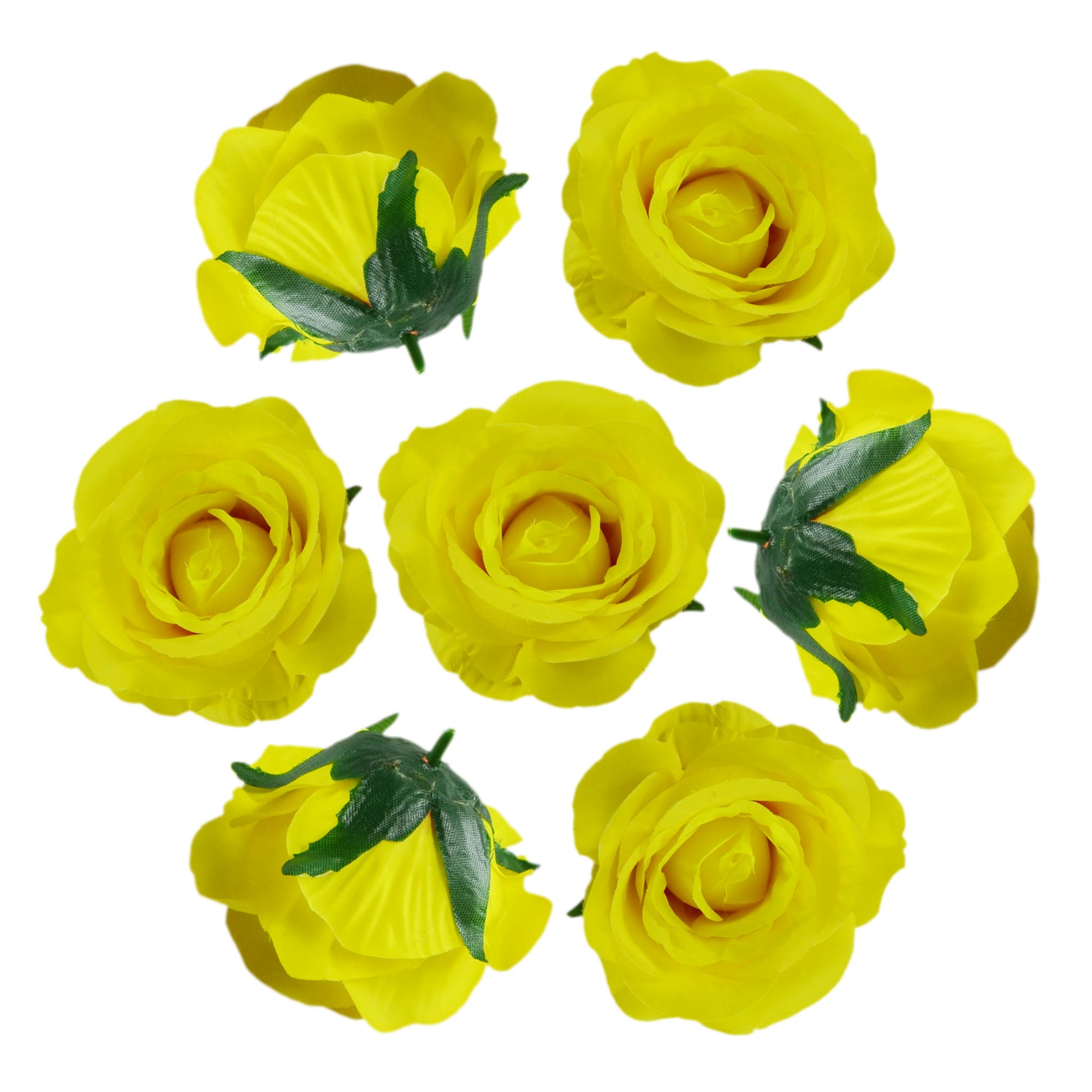 Silk Flowers Wholesale Roses Heads 3 inch 100pcs