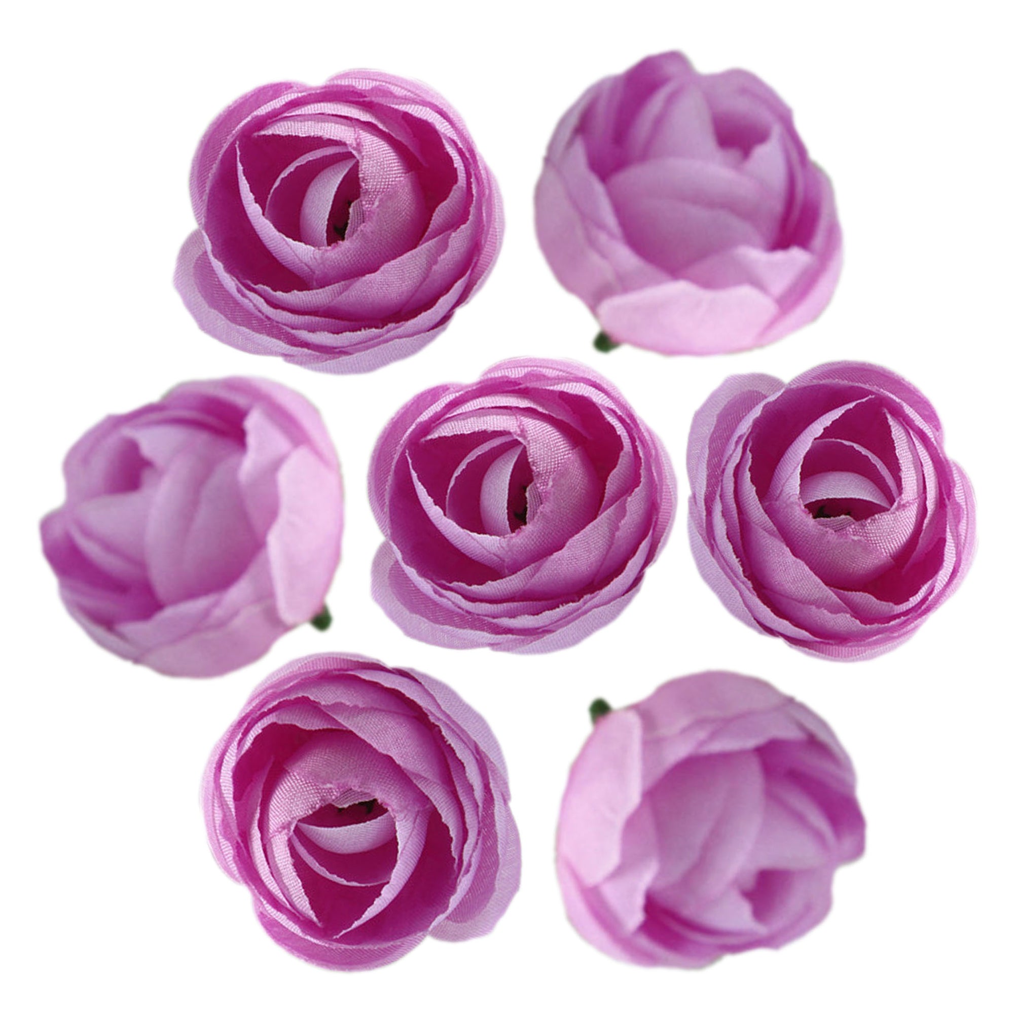 Silk Peony Small Flower Heads 100 Bulk Craft Flowers 13 Colors Artificial Floral Supplies