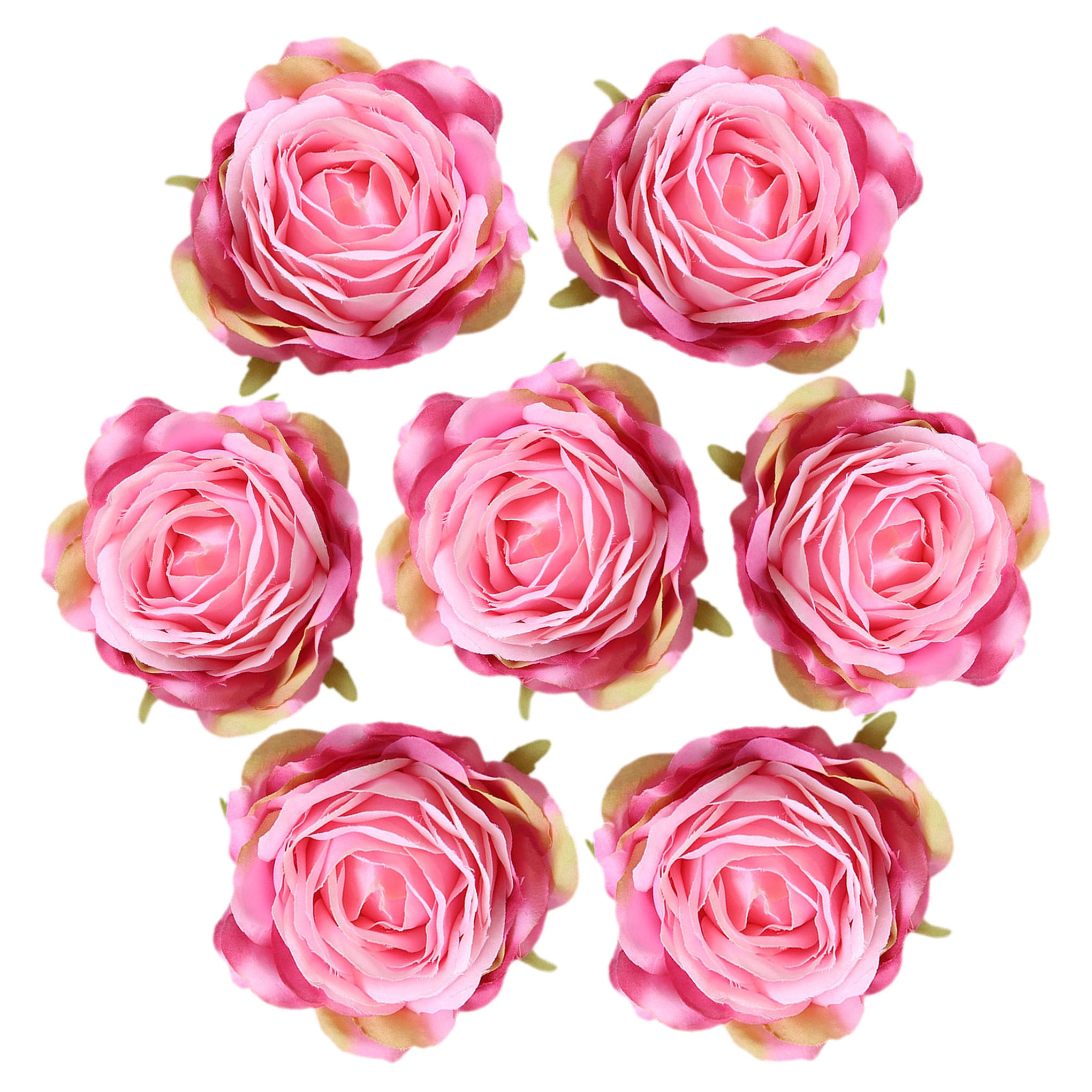 Silk Flowers Bulk Cabbge Roses Heads 100 Artificial Wedding Flowers for