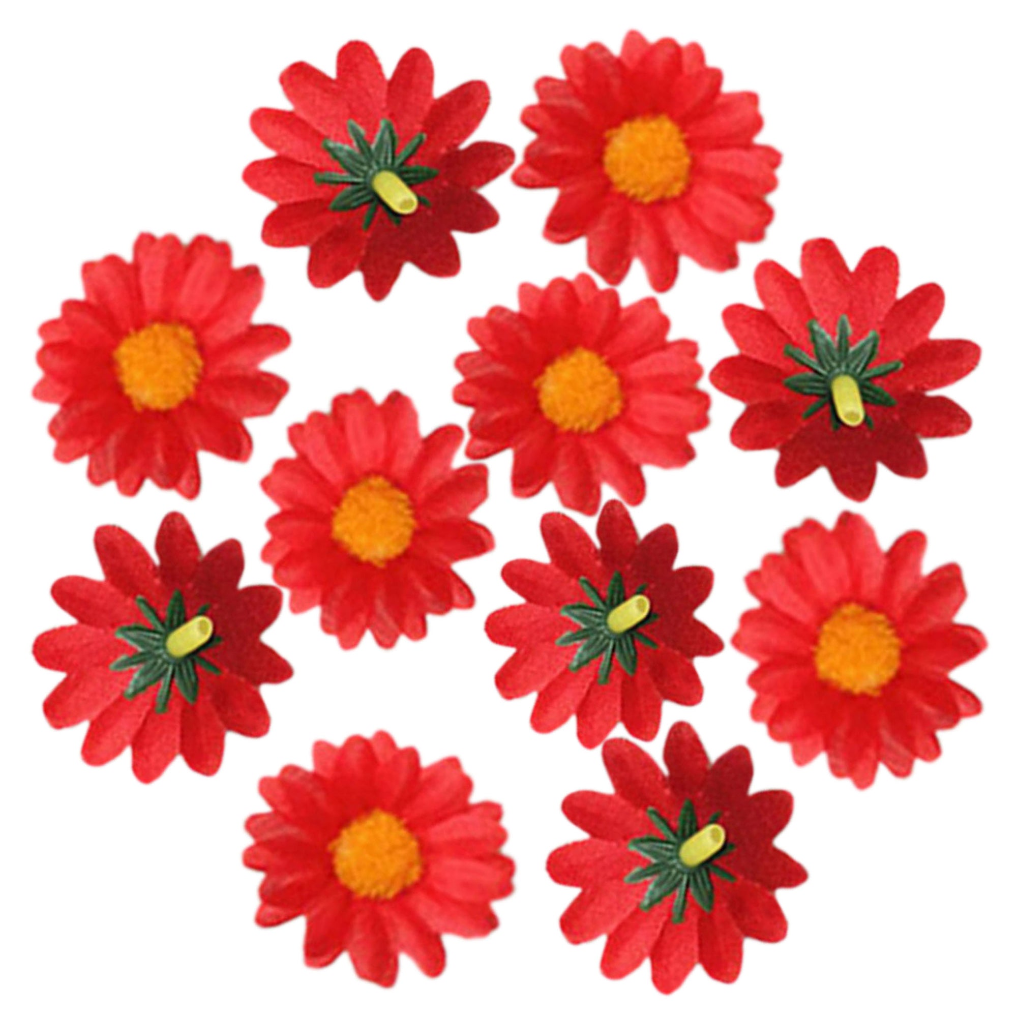 Silk Gerbera Daisy Mini Flowers 100pcs