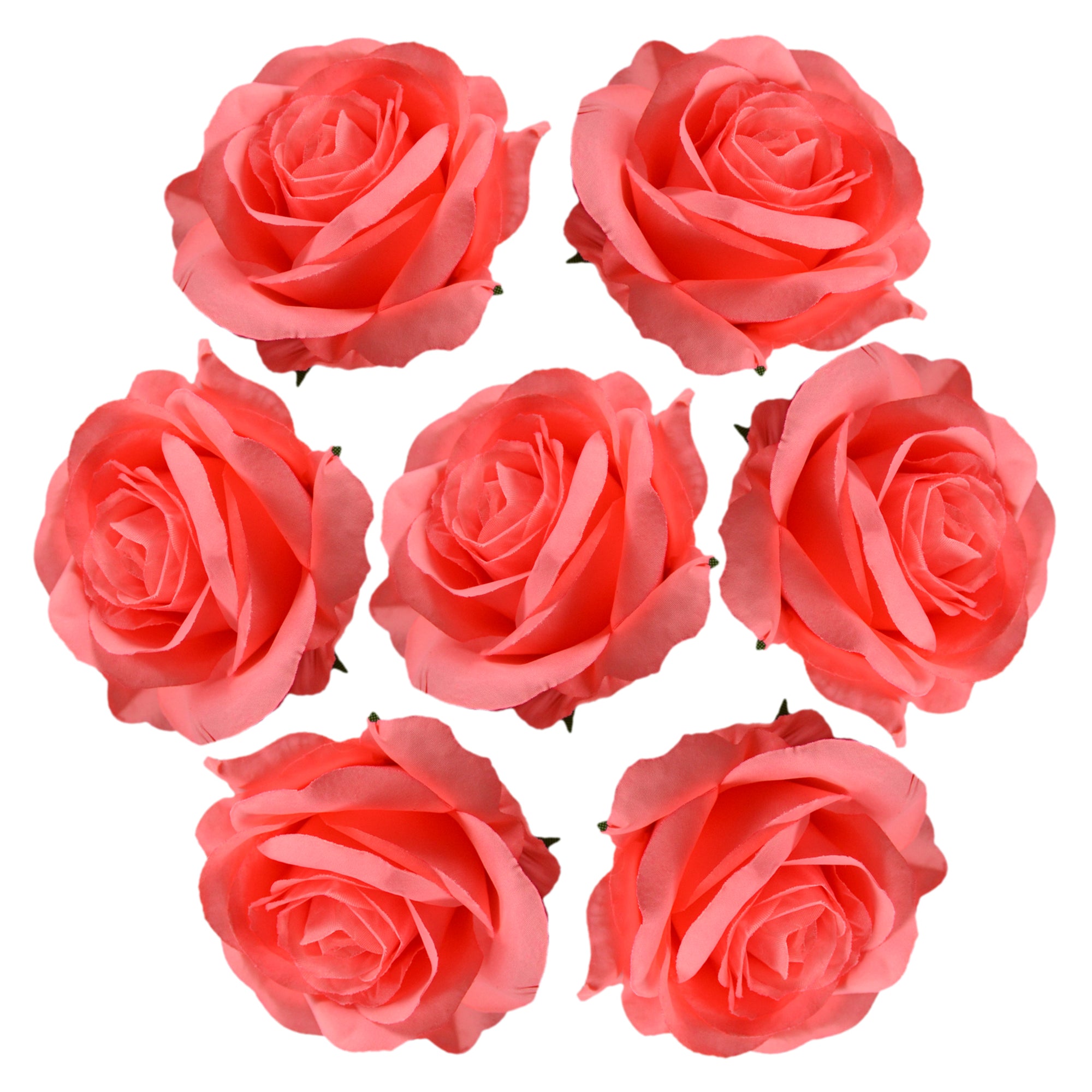 Silk Roses in Bulk Artificial Flower Heads