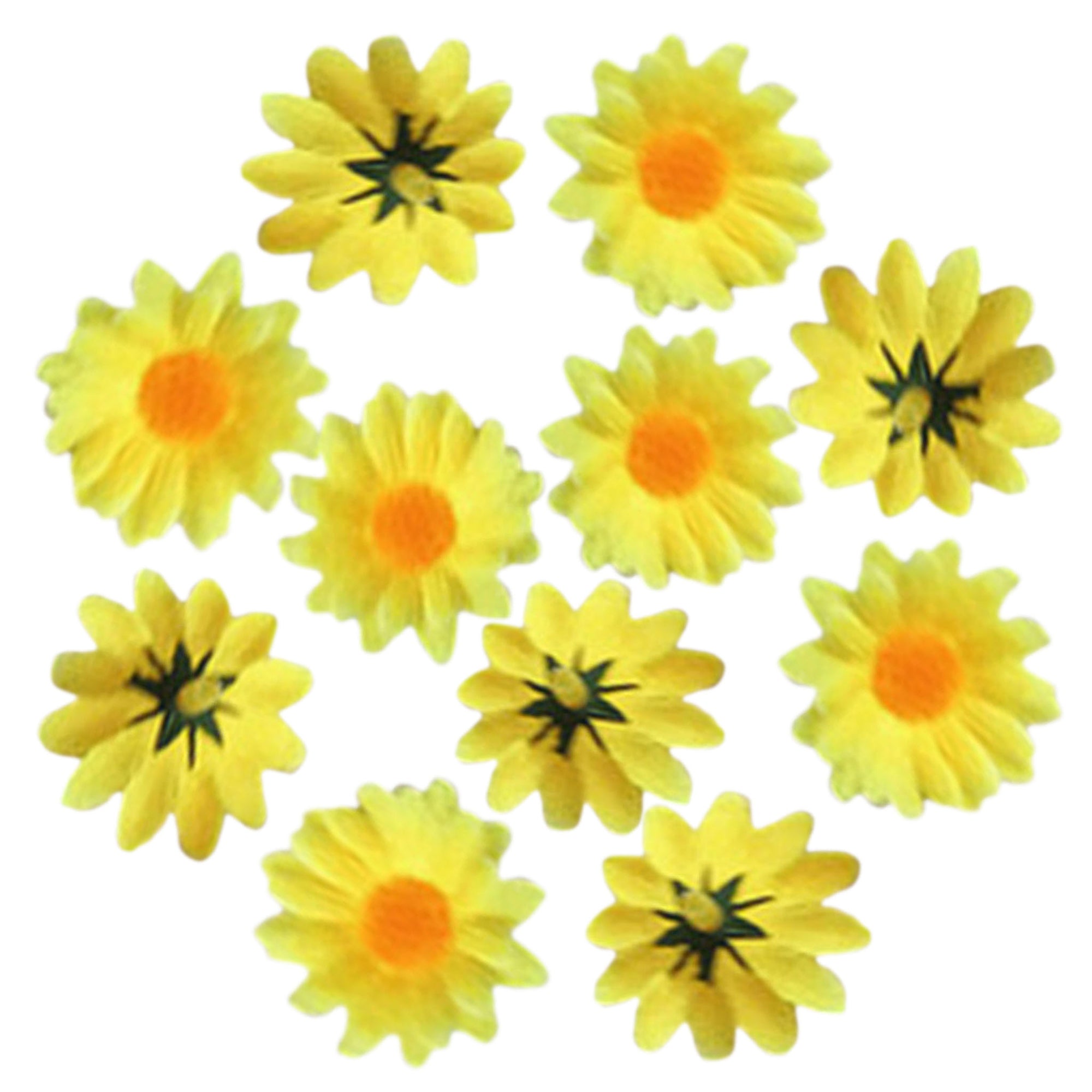 Silk Gerbera Daisy Mini Flowers 100pcs