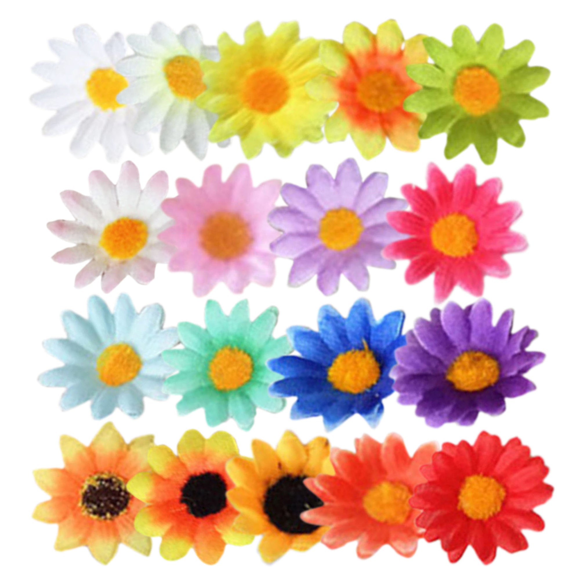 Silk Gerbera Daisy Mini Flowers 100pcs