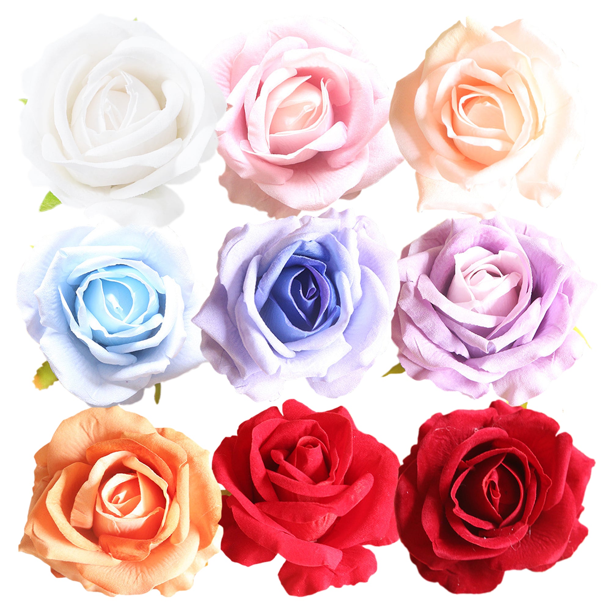 Wholesale Artificial Flowers Silk Rose Heads
