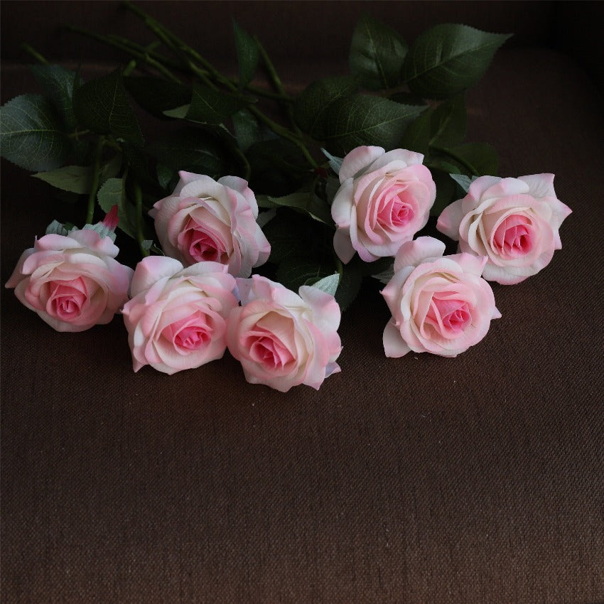 Realistic Fake Flowers Silk Latex Real Touch Roses