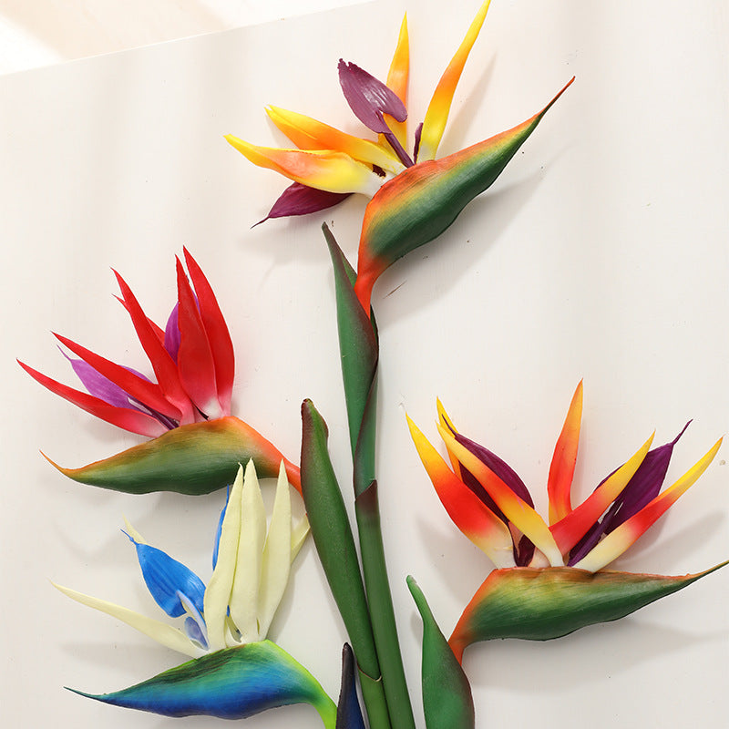 Bird Of Paradise Real Touch Flowers 4 Colors