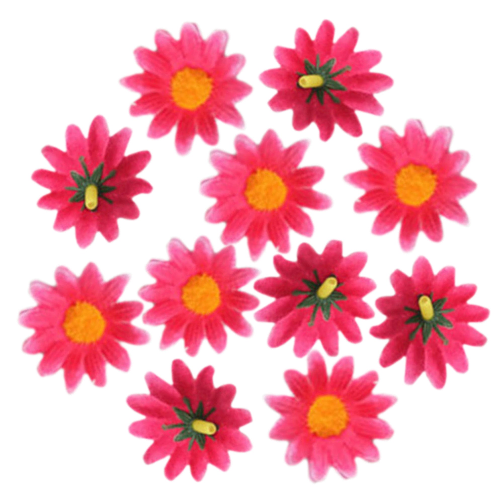 Silk Gerbera Daisy Mini Flowers 100pcs