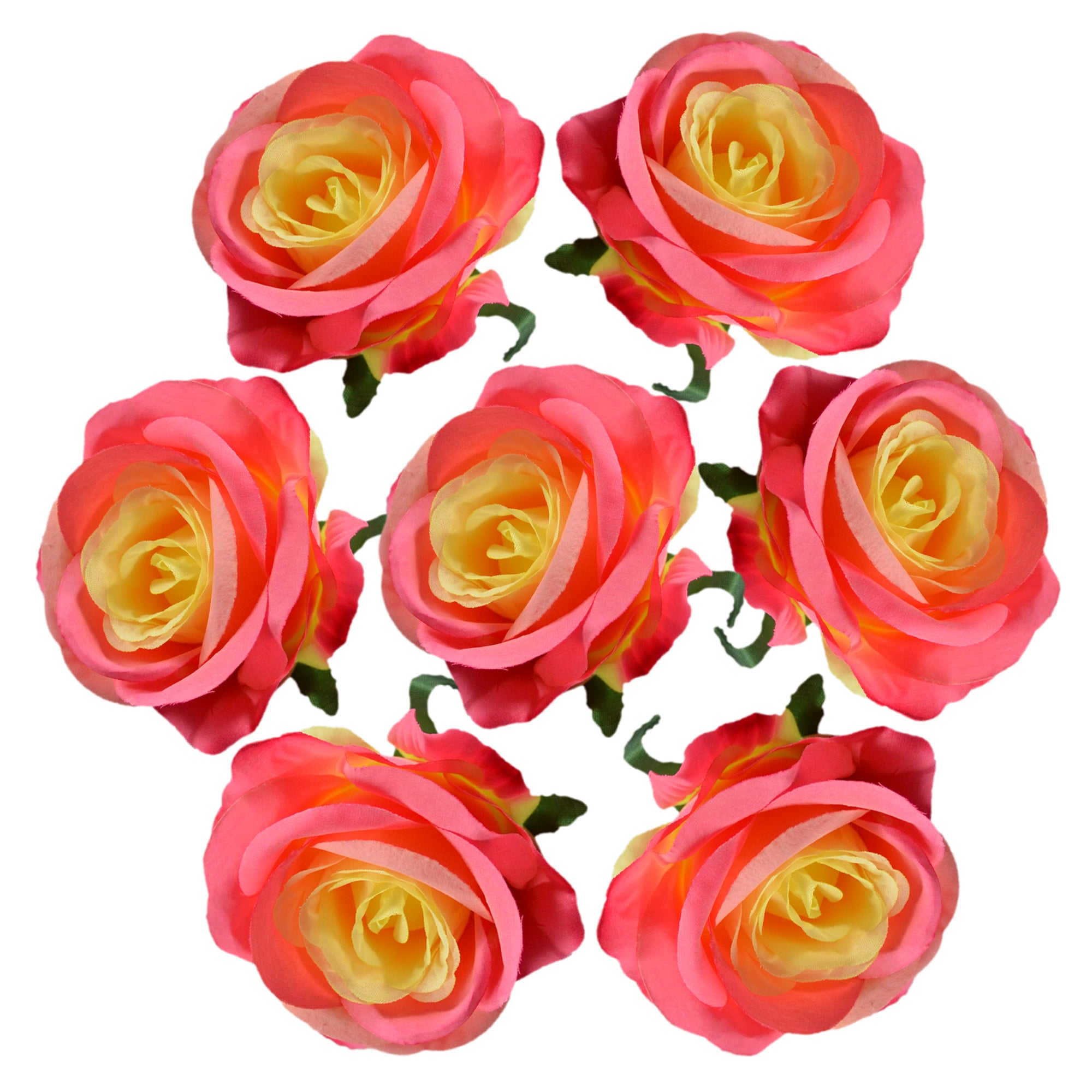 Silk Roses in Bulk Artificial Flower Heads