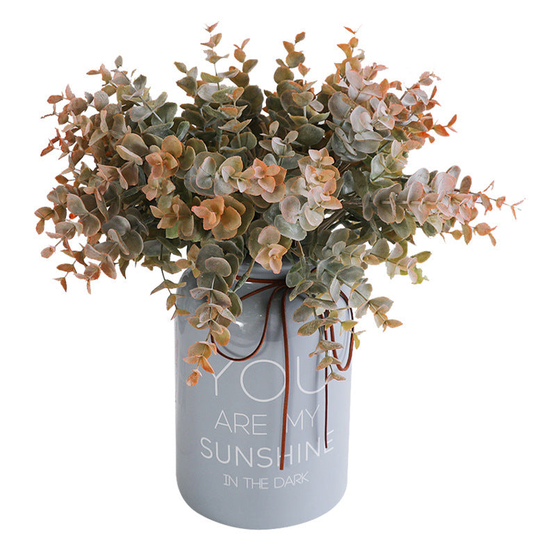 Spray Fake Eucalyptus Greenery for Flower Arrangement 3 Colors