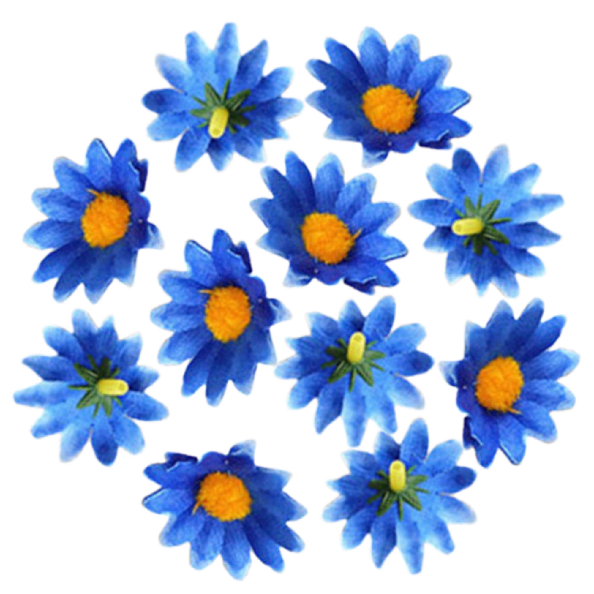 Silk Gerbera Daisy Mini Flowers 100pcs