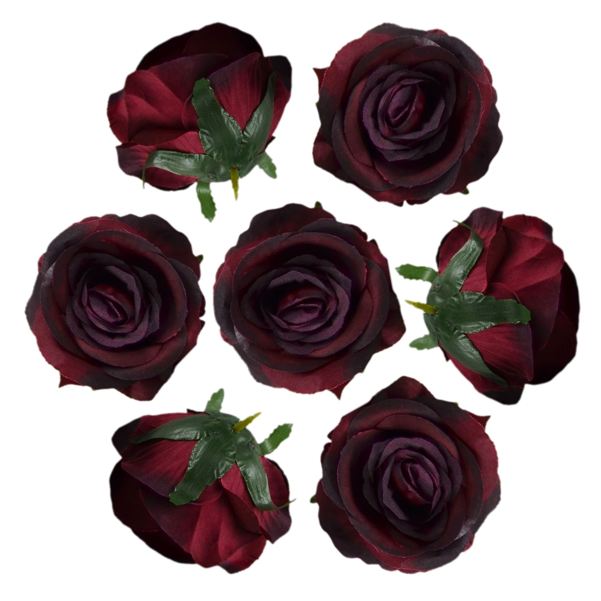 Silk Flowers Wholesale Roses Heads 3 inch 100pcs