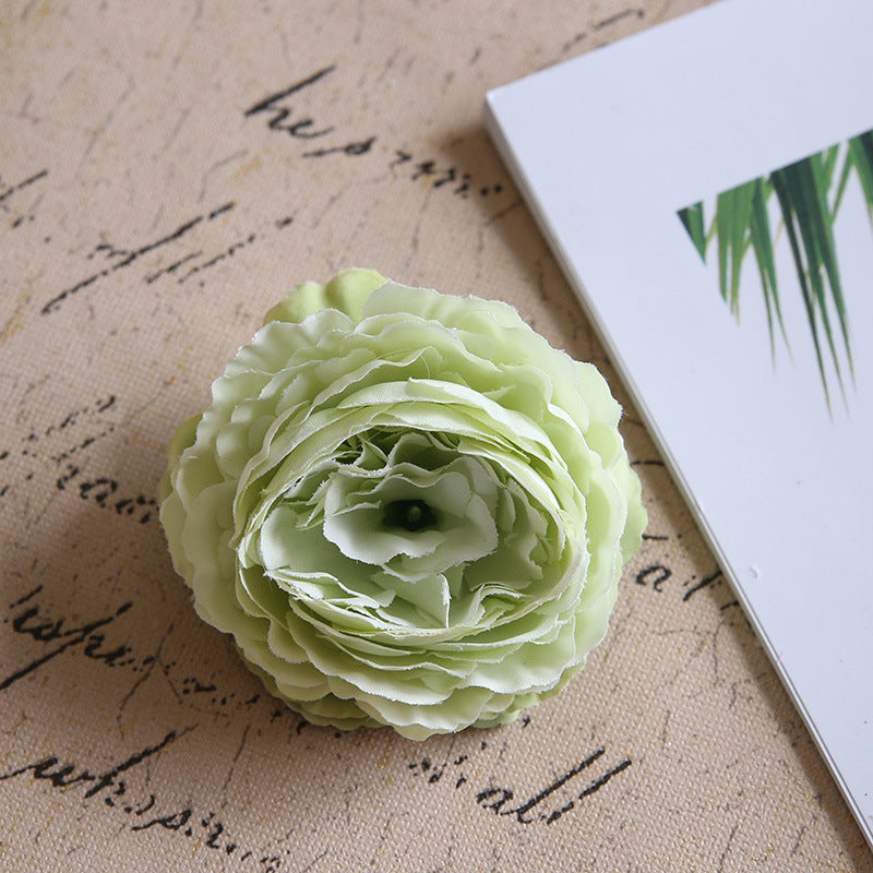 Silk Ranunculus Fake Flowers Bulk for Crafts Home Decor