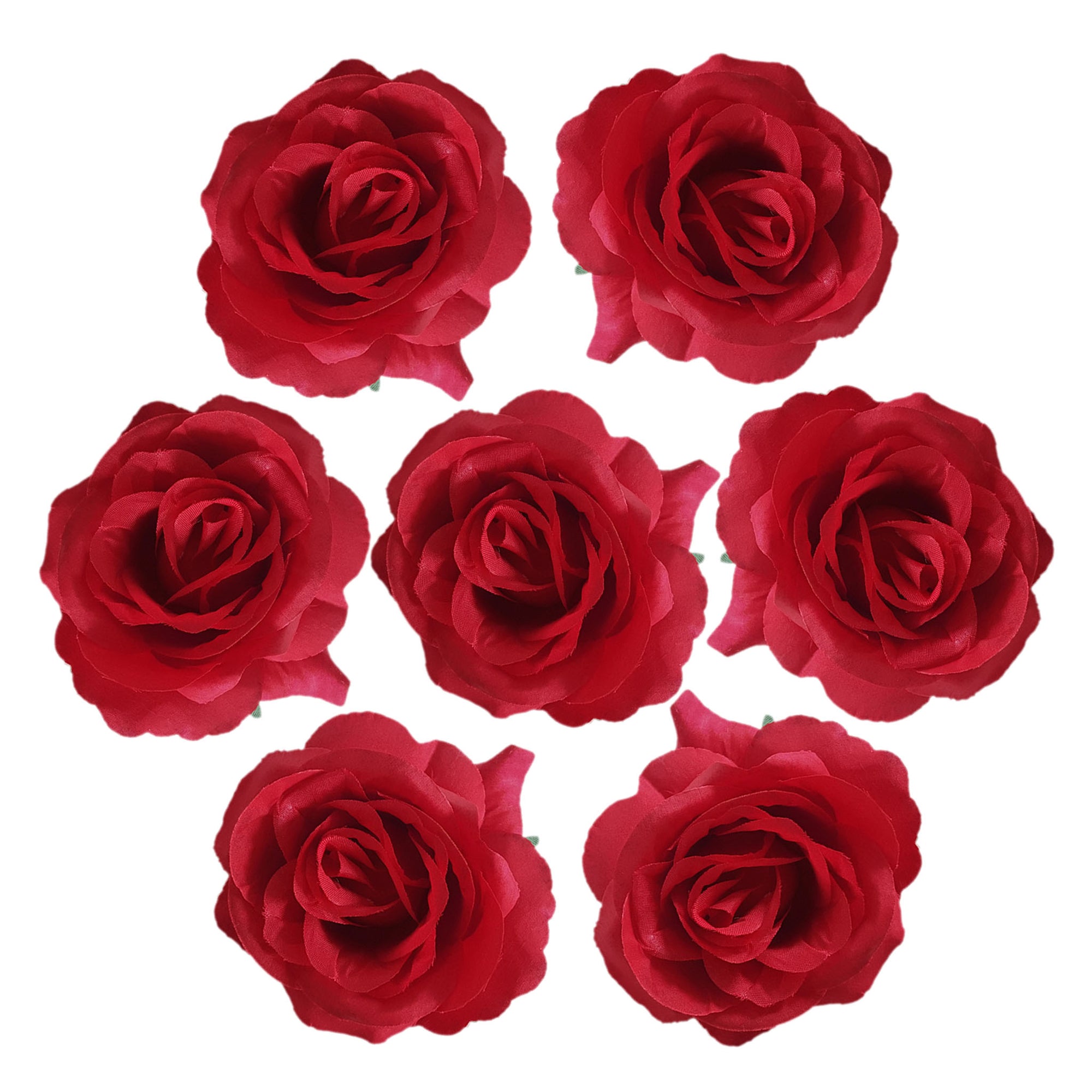 Silk Flowers Wholesale Roses Heads 3 inch 100pcs