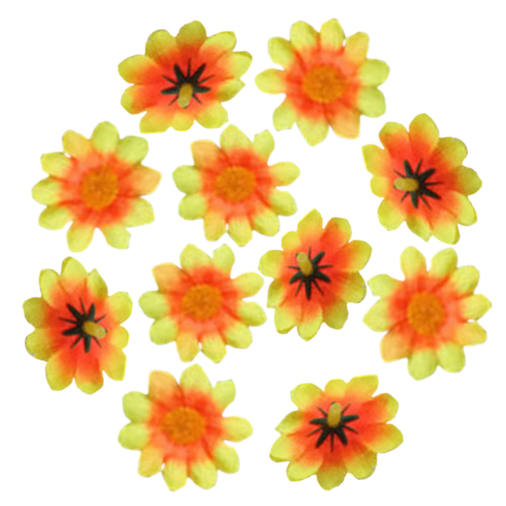 Silk Gerbera Daisy Mini Flowers 100pcs