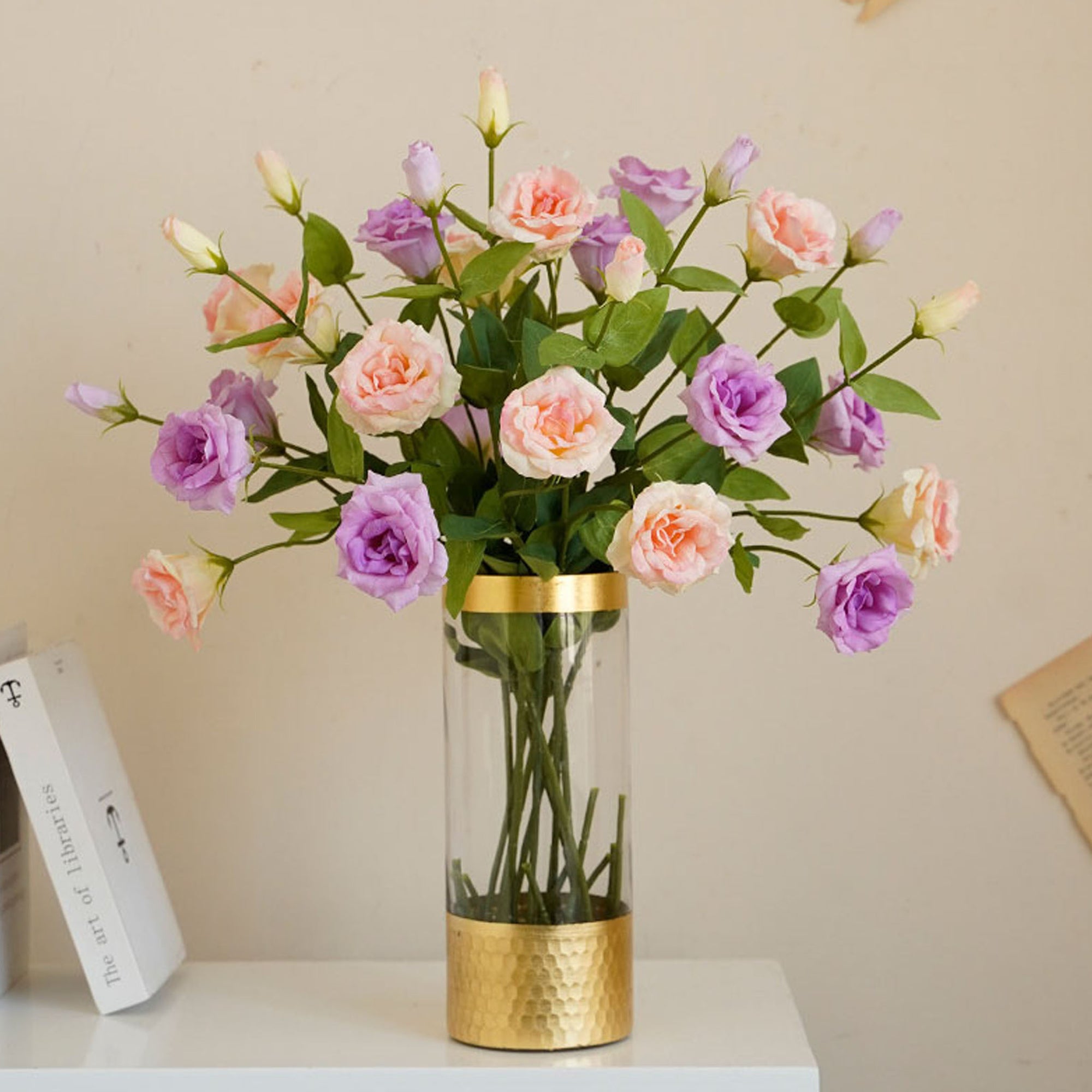 Real Touch Lisianthus Artificial Flowers 28"
