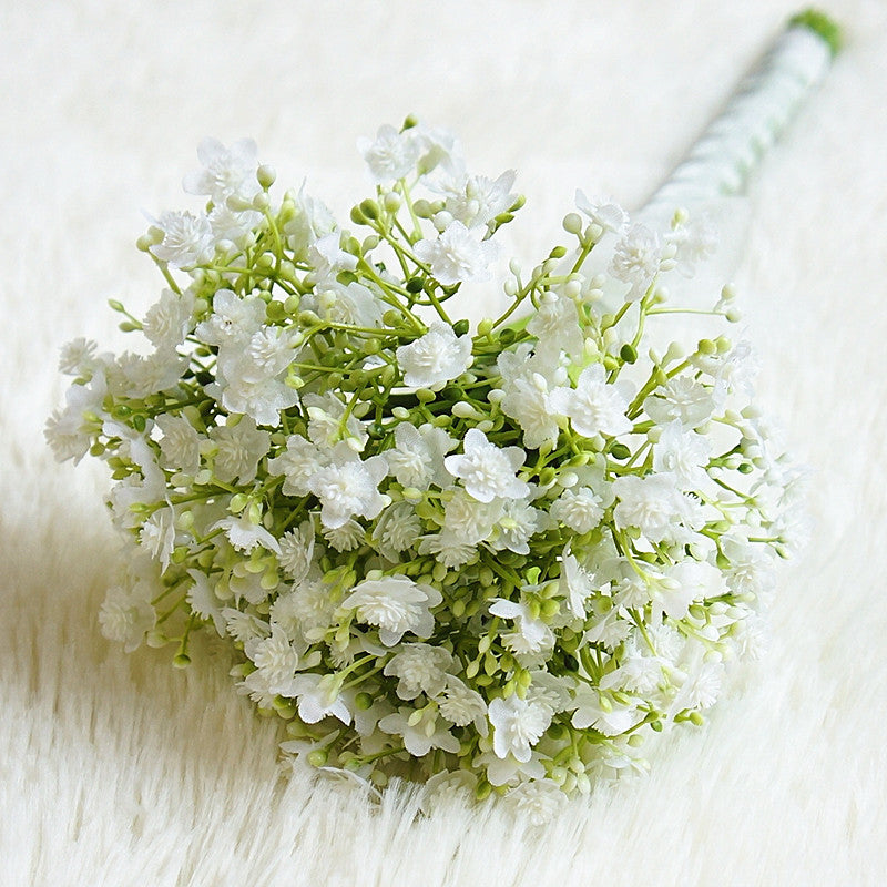 Babys Breath Bouquet Faux Gypsophila Flowers