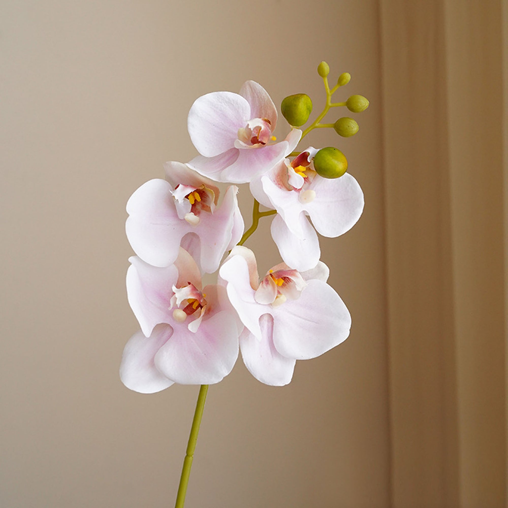 Small Artificial Orchid Flower Stem 18 inch