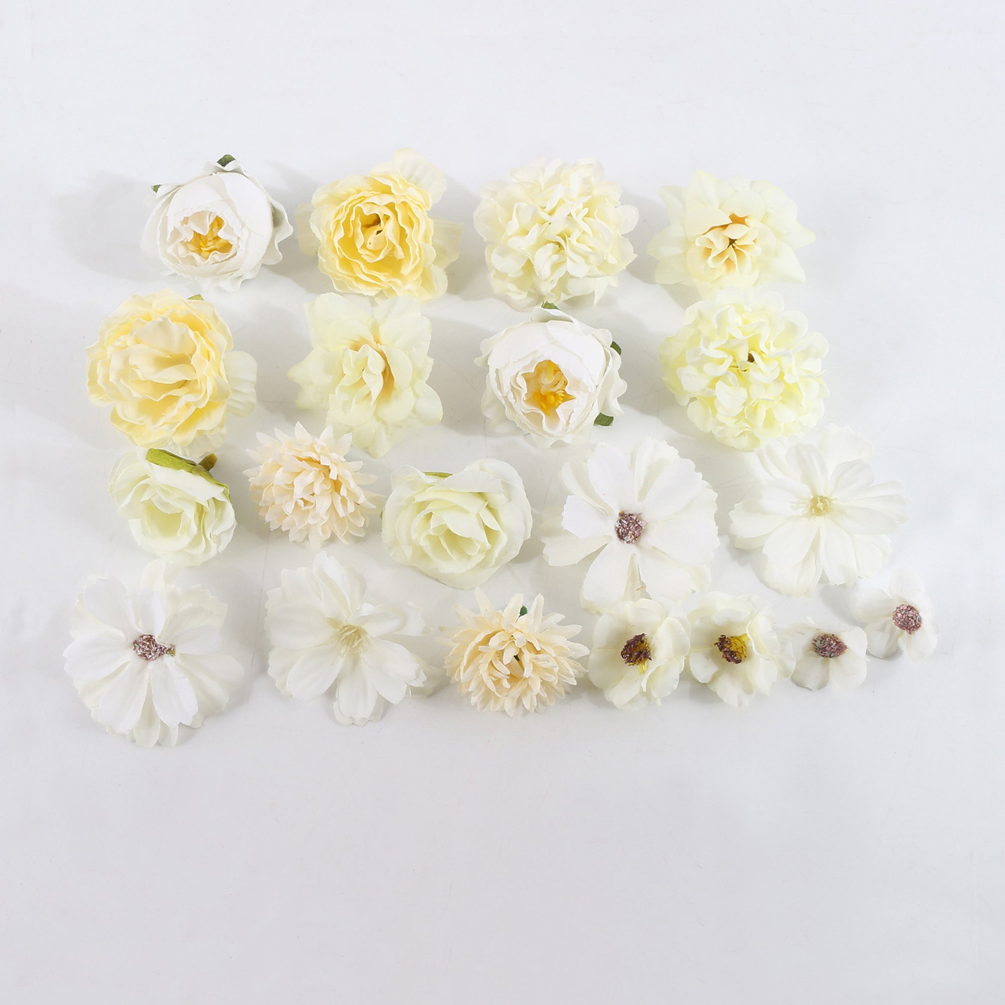 Mini Silk Flower Heads for DIY Crafts
