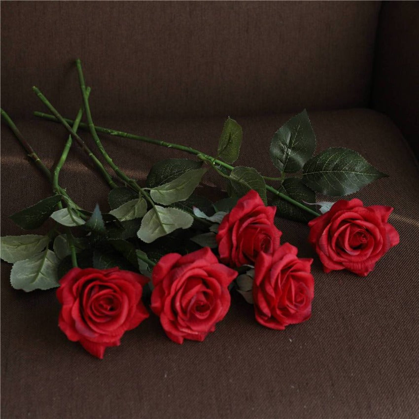 Whosale Real Touch Rose Flowers for Wedding Arrangement