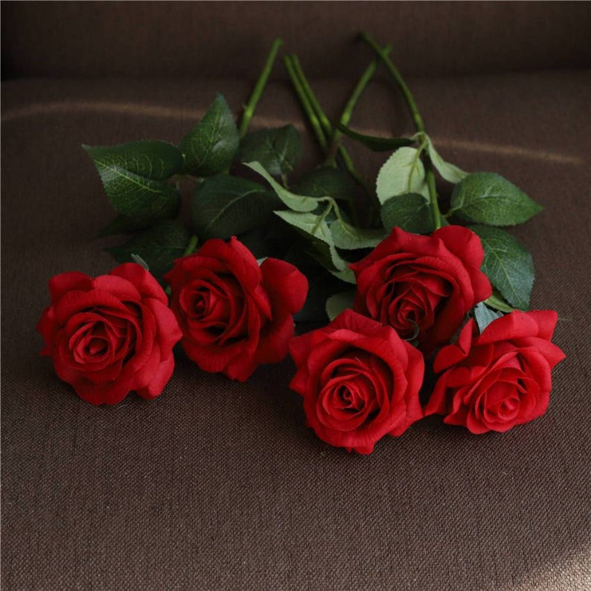 Whosale Real Touch Rose Flowers for Wedding Arrangement