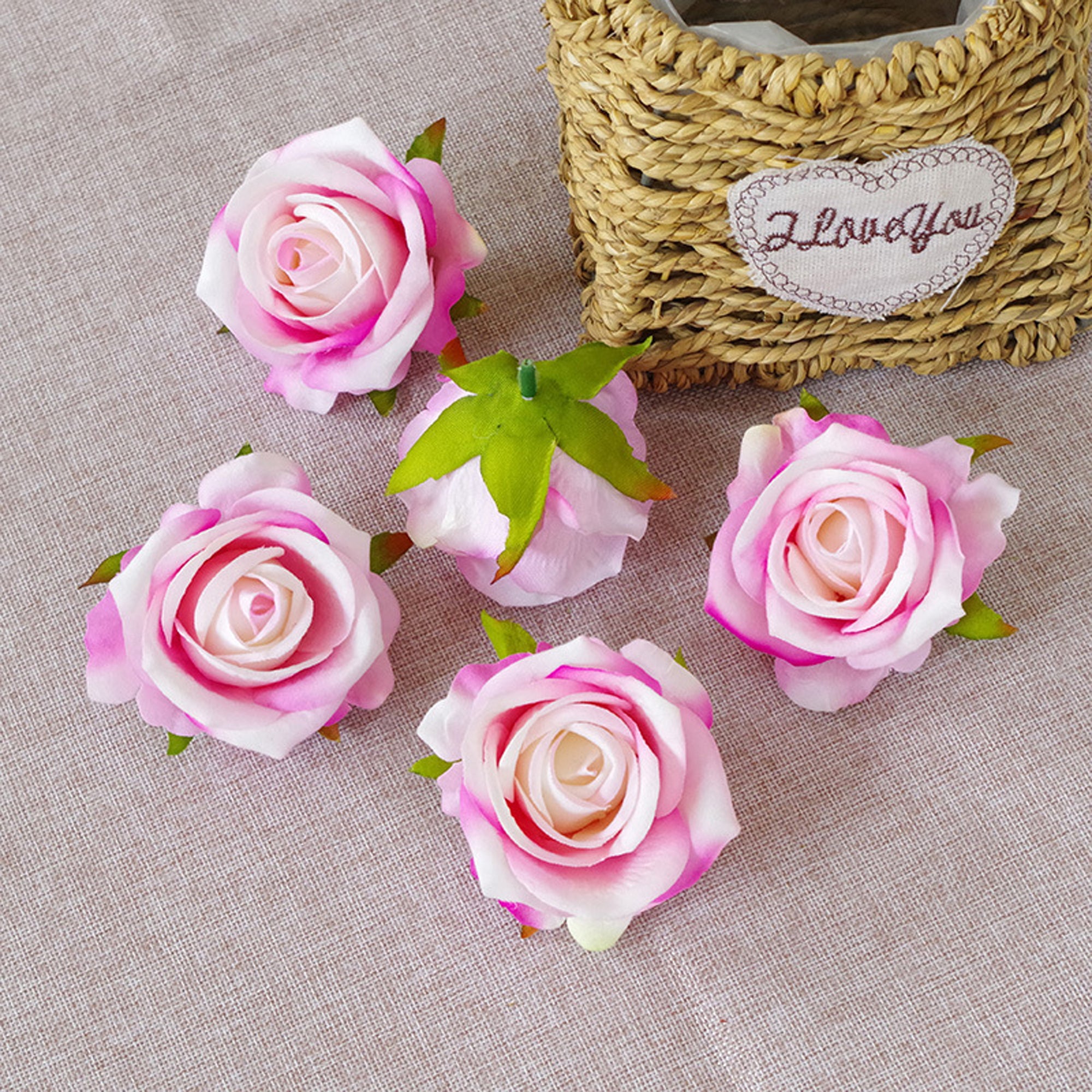 Wholesale Silk Roses Artificial Flowers 2.7 inch