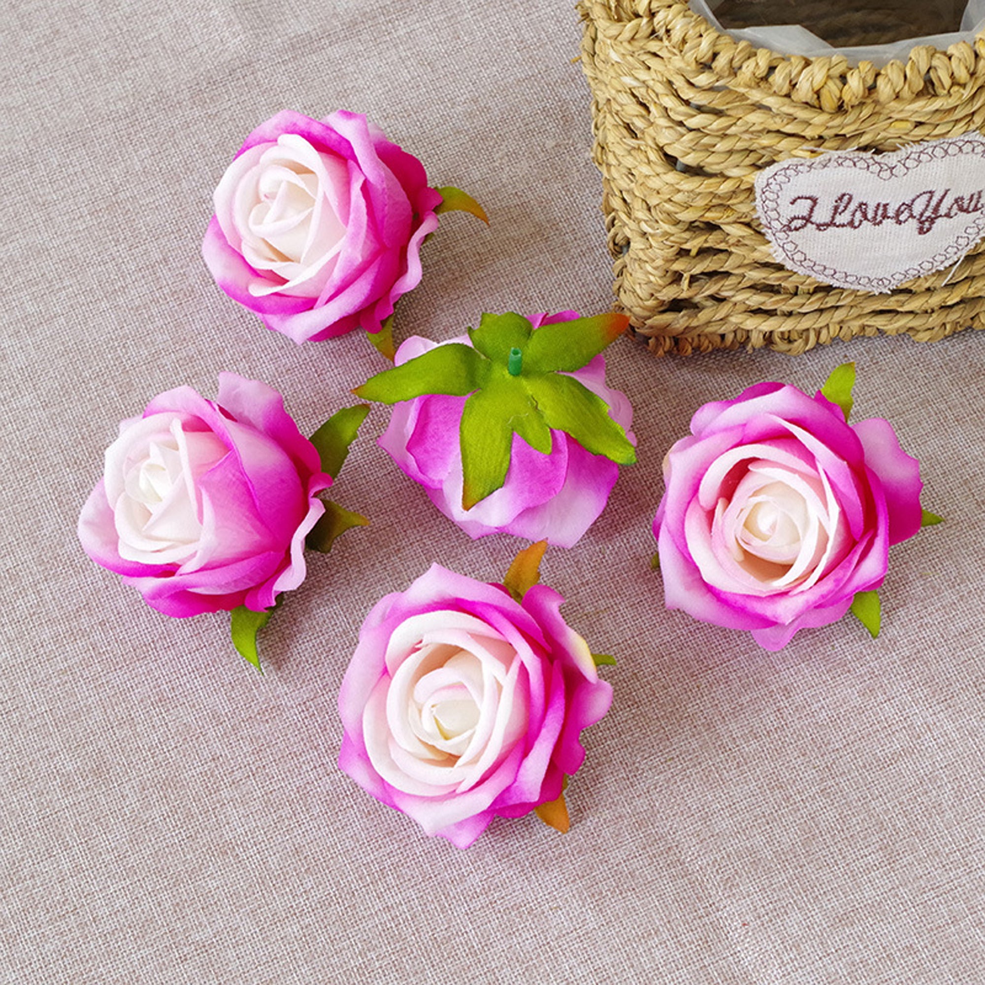 Wholesale Silk Roses Artificial Flowers 2.7 inch