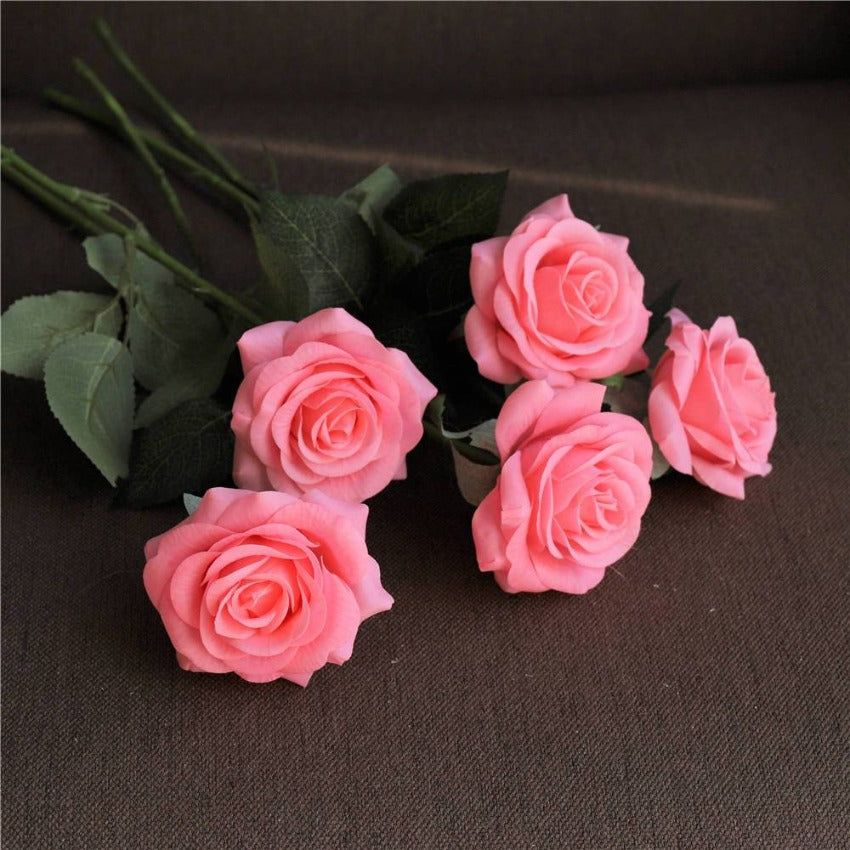 Whosale Real Touch Rose Flowers for Wedding Arrangement