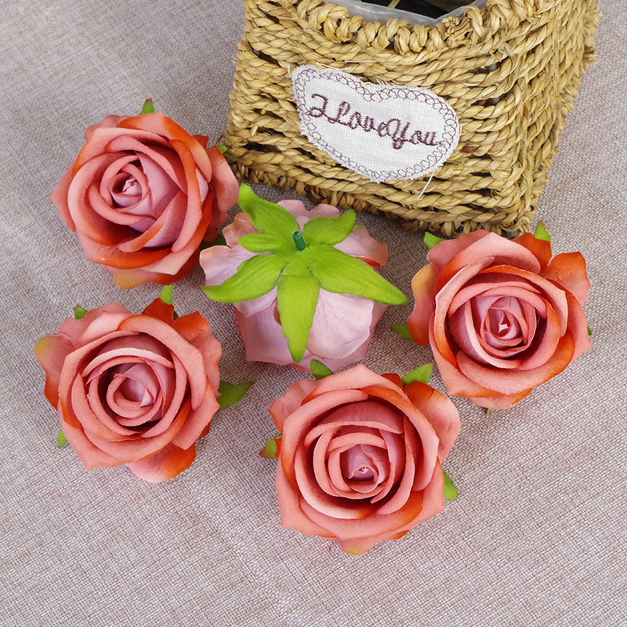 Wholesale Silk Roses Artificial Flowers 2.7 inch