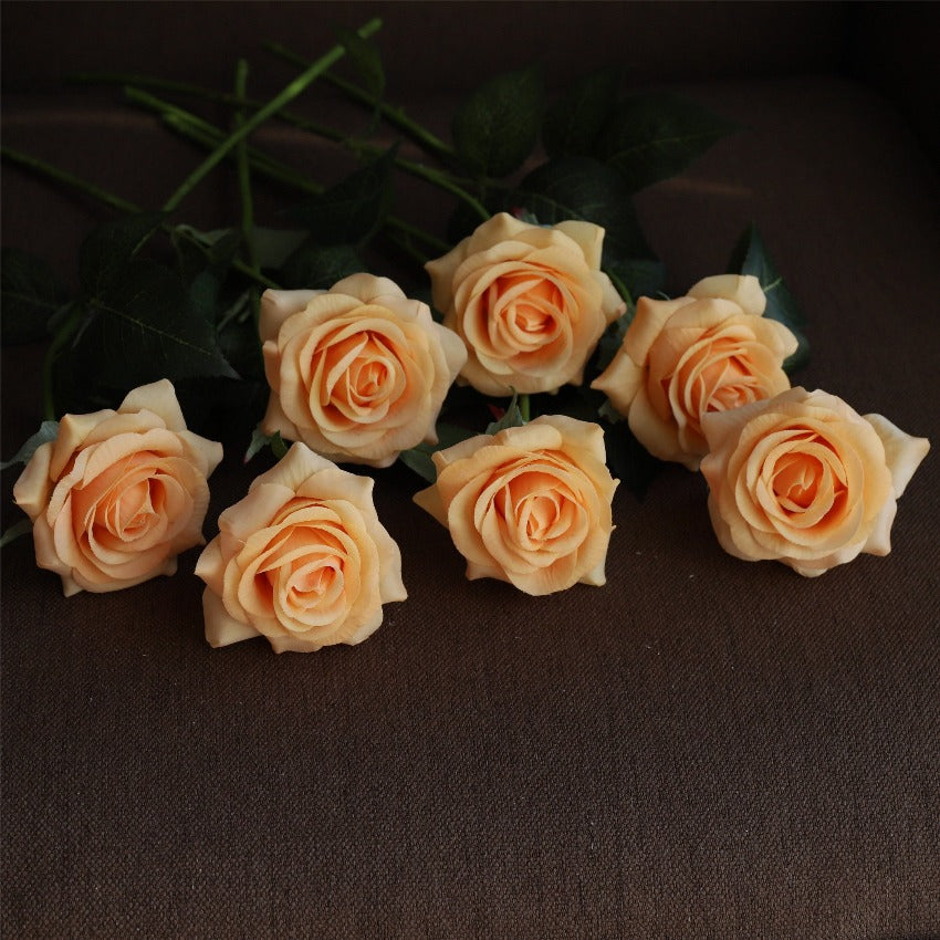 Realistic Fake Flowers Silk Latex Real Touch Roses