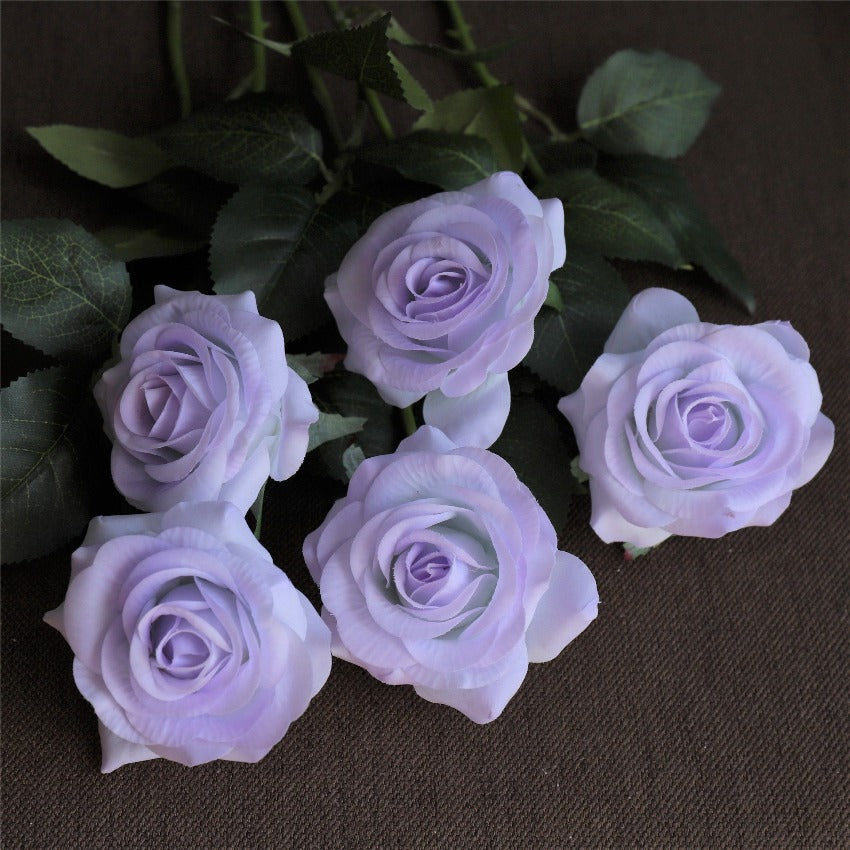 Realistic Fake Flowers Silk Latex Real Touch Roses