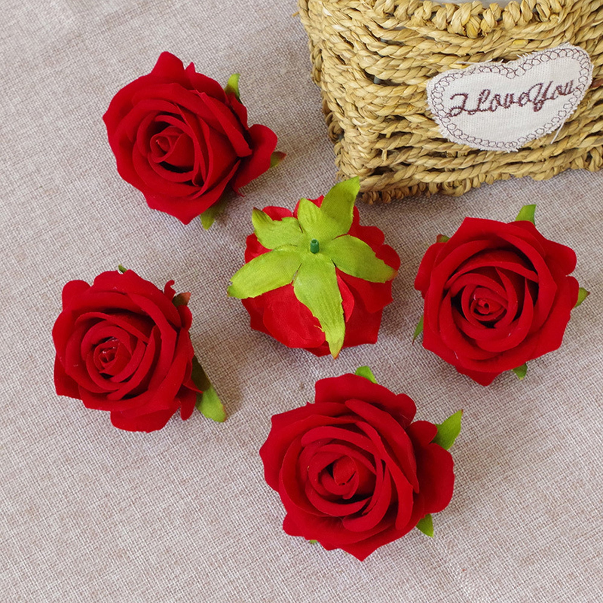 Wholesale Silk Roses Artificial Flowers 2.7 inch