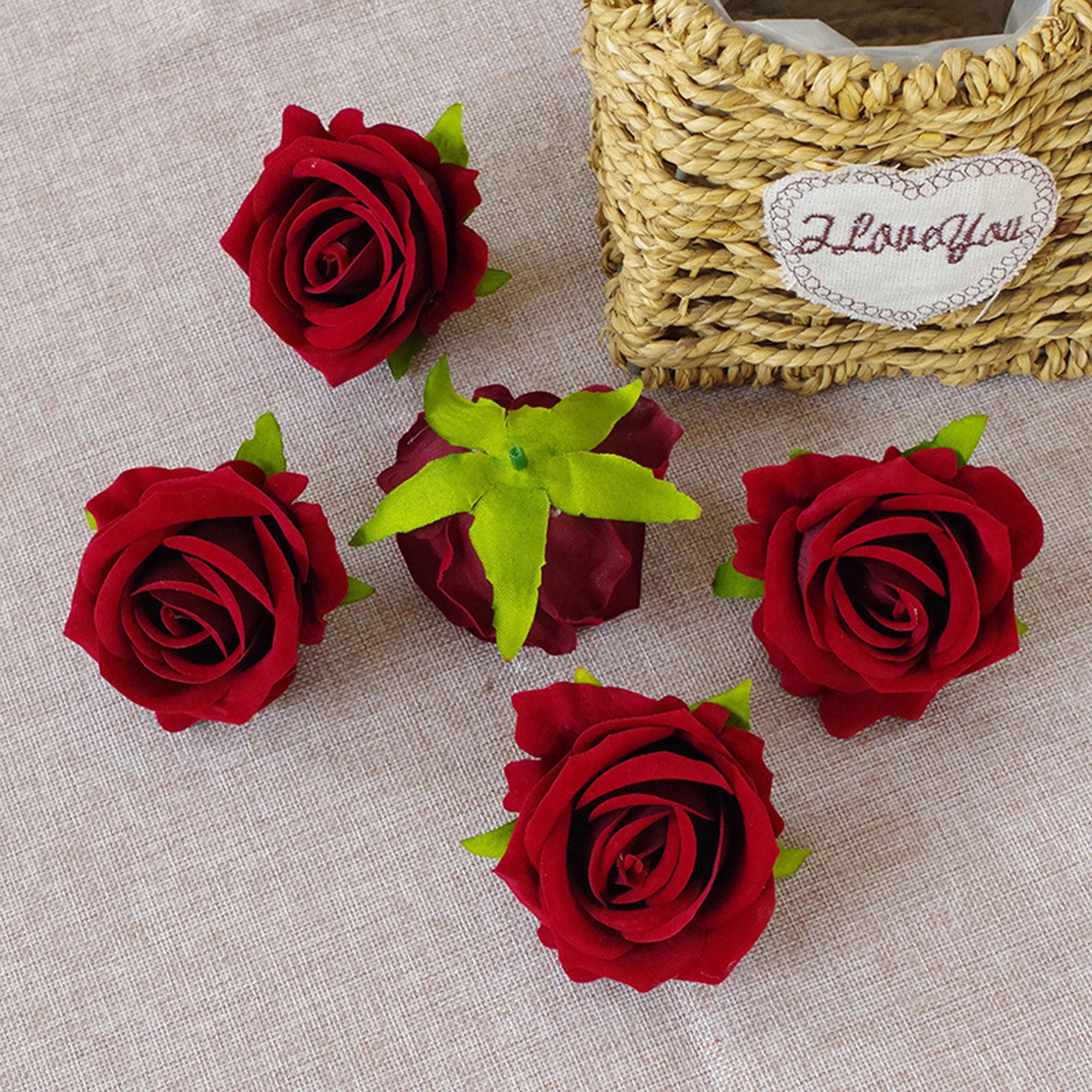 Wholesale Silk Roses Artificial Flowers 2.7 inch