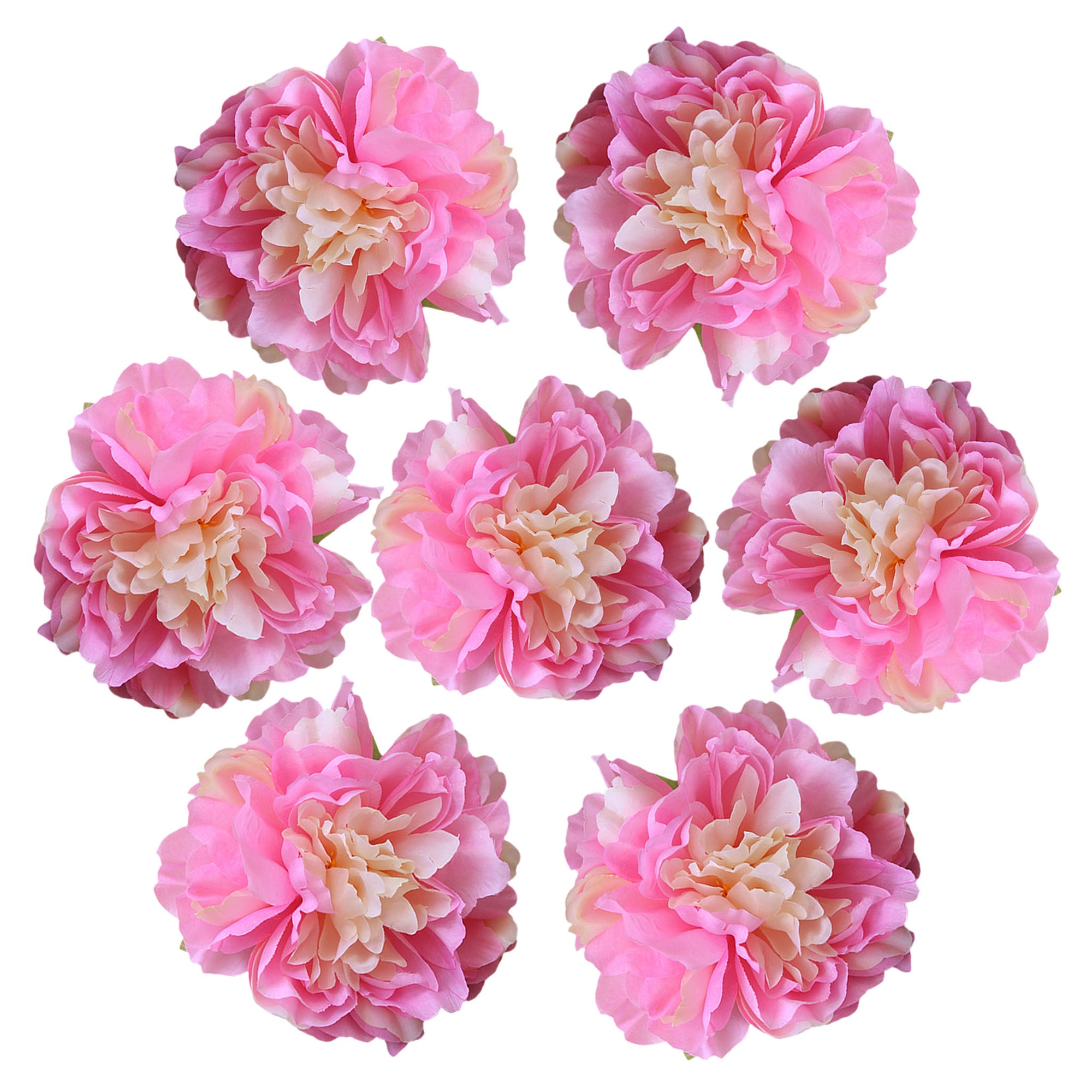 Silk Peony Flower Heads Artificial Peonies Large Flowers